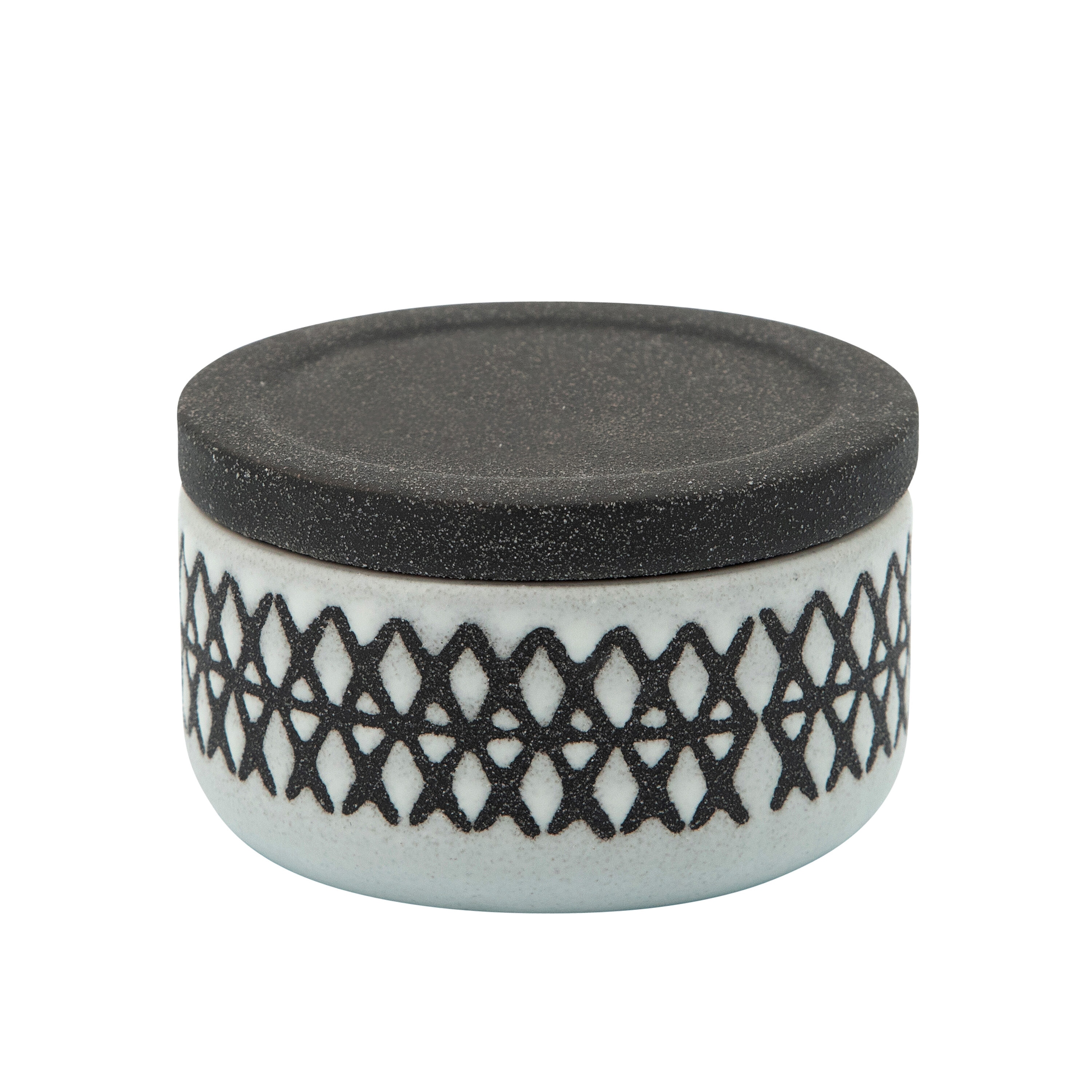 Sagebrook Home 15429-06 Black Ceramic Modern Decorative Jar