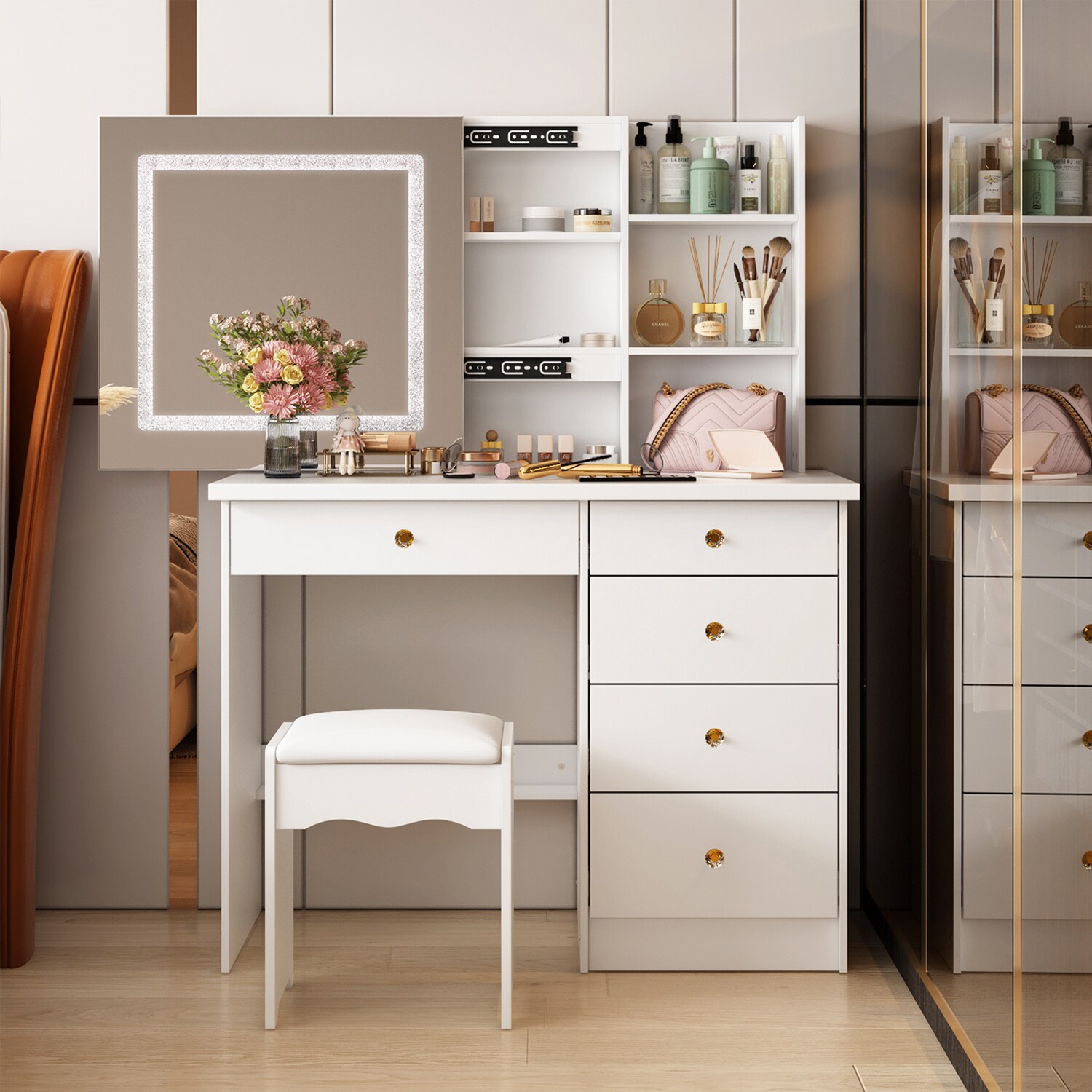 FUFU&GAGA KF210254-01 Bedroom-Vanities - View #3
