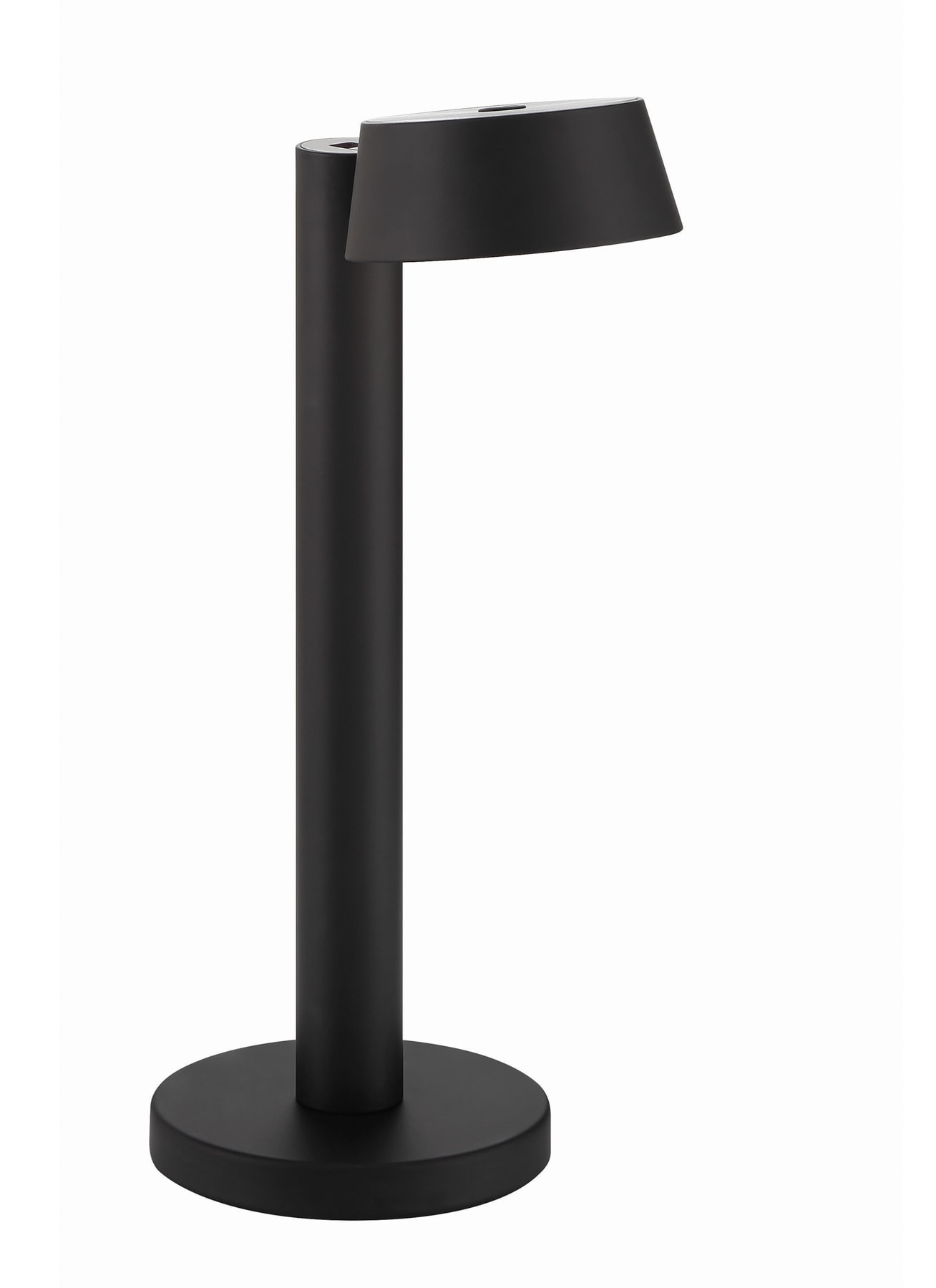 George Kovacs P181-66A-L Kovacs Task Portables 13.25-in Adjustable Black Touch Standard Desk Lamp with Metal Shade