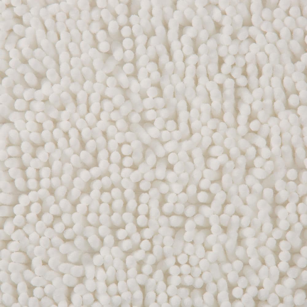 Memory Foam Bathroom Rug (White) - yuemi