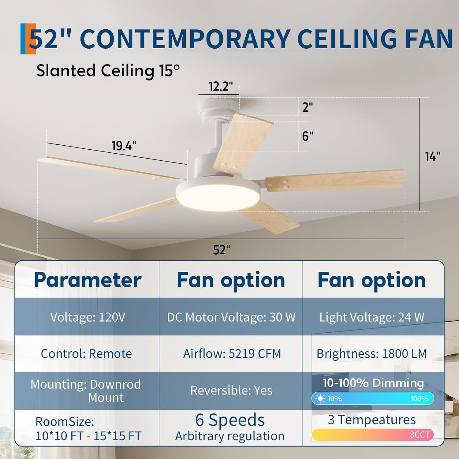 GarveeLife GVPAJMFWBSJO4 Ceiling-Fans - View #4