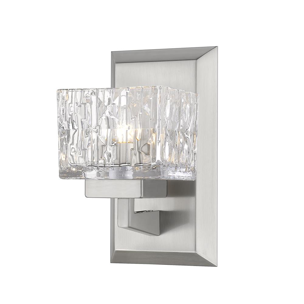 Z-Lite 1927-1S-BN-LED Rubicon 4.75-in 1 -Light Brushed Nickel Integrated LED Modern/contemporary Vanity light