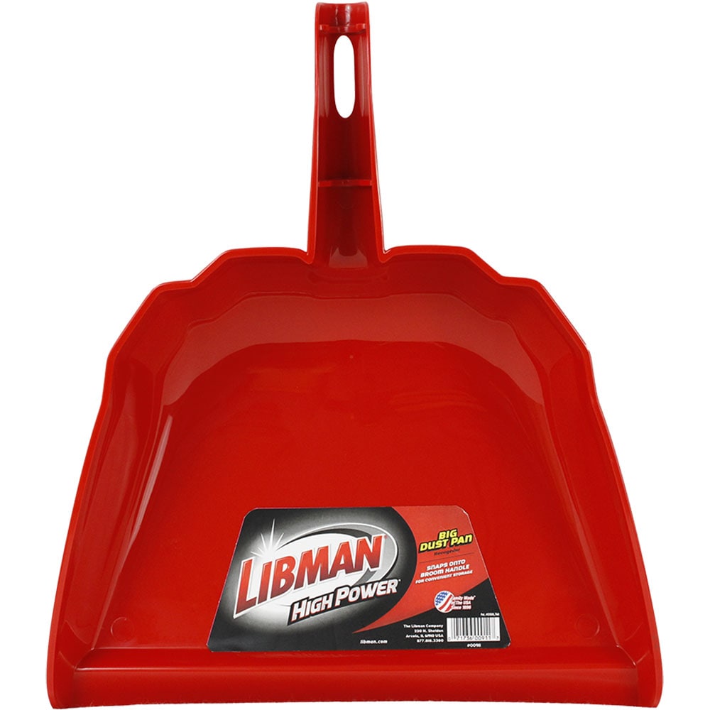 Libman Plastic Whisk Broom and Dust Pan Handheld Dustpan with Brush