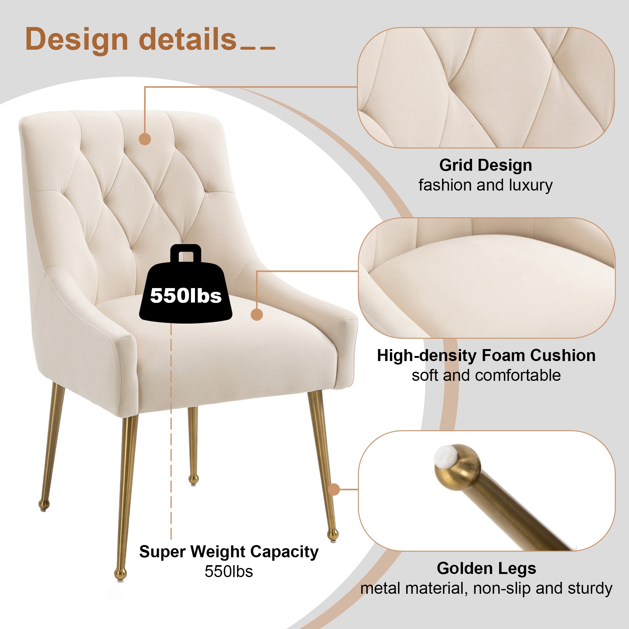 Boyel Living HFSN-196BG Dining-Chairs - View #5