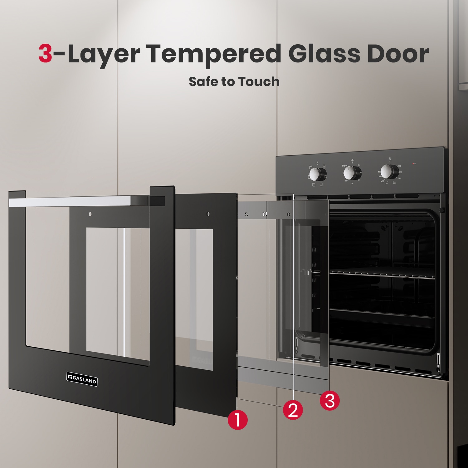 GASLAND ES606MB-6A Swall-Elec-Oven - View #6