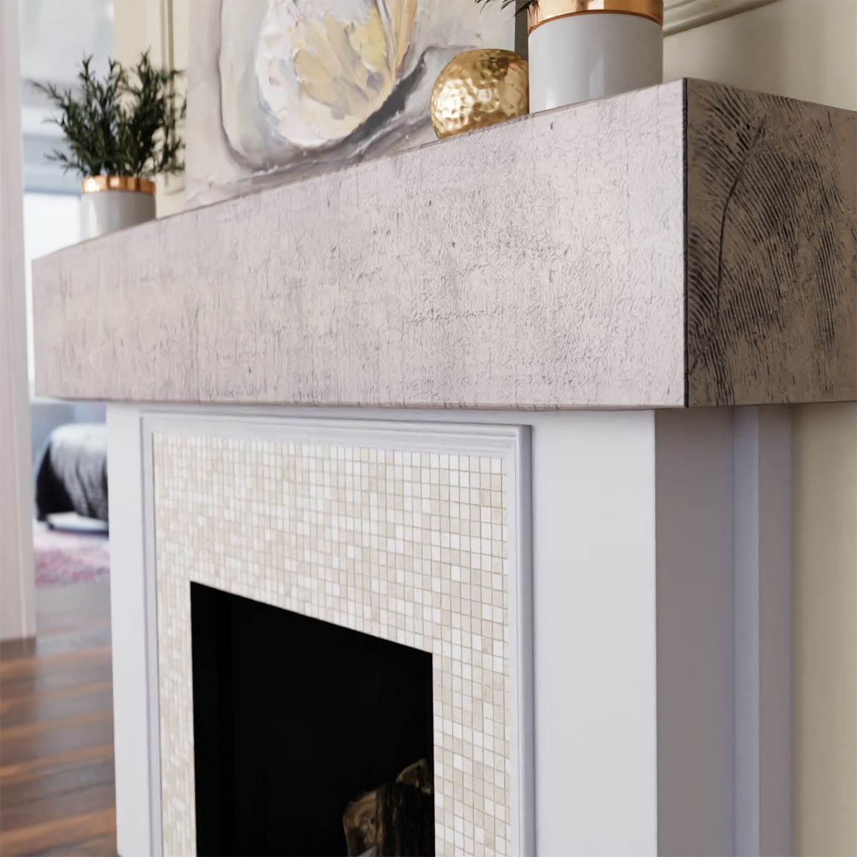 Ekena Millwork MANURC06X08X84BP Mantel-Shelves - View #7