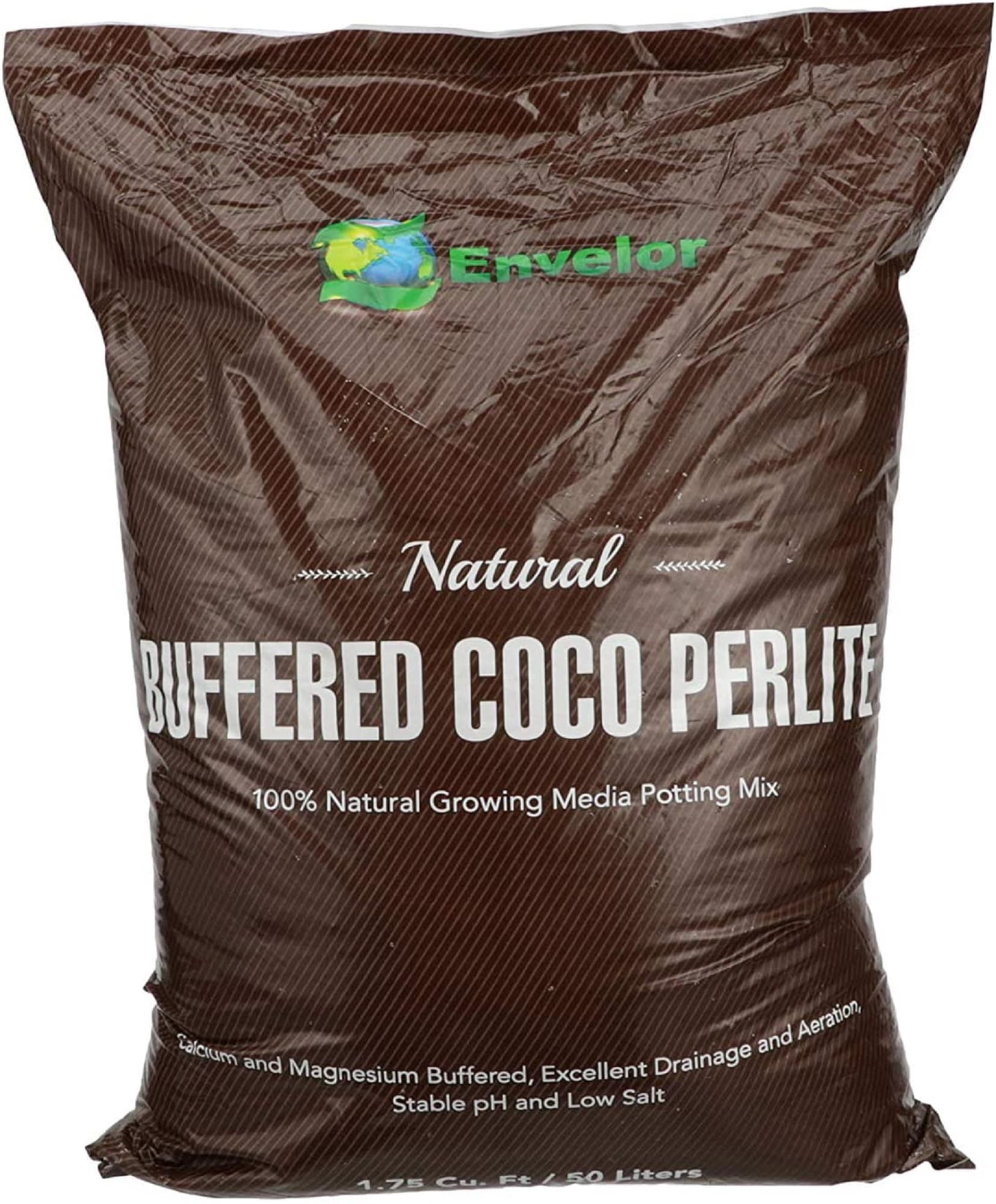 Envelor Coco Coir Brick Coconut Fiber for Plants Natural Garden