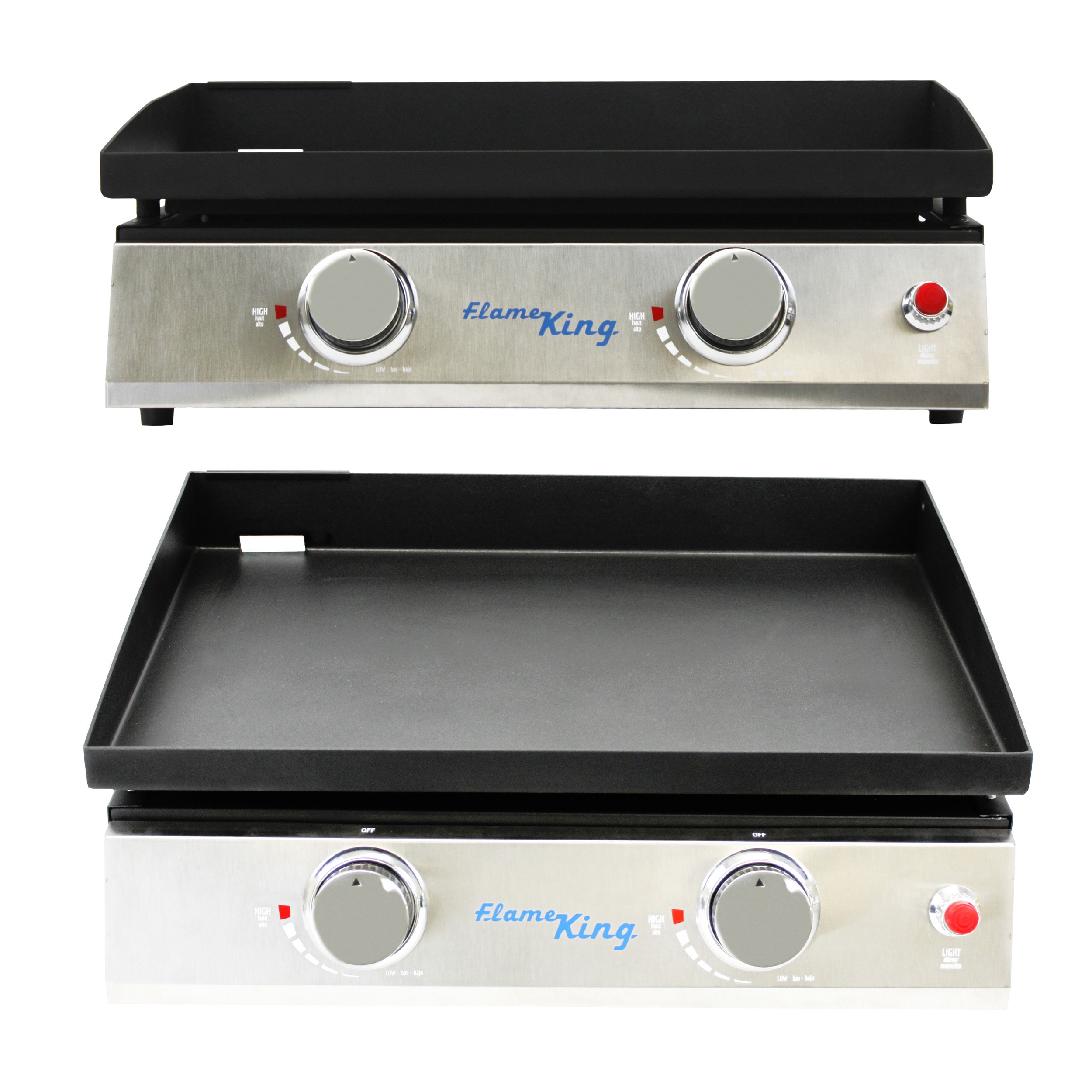 Flame King YSNFM-HT-120DB Flat-Top-Grills - View #11