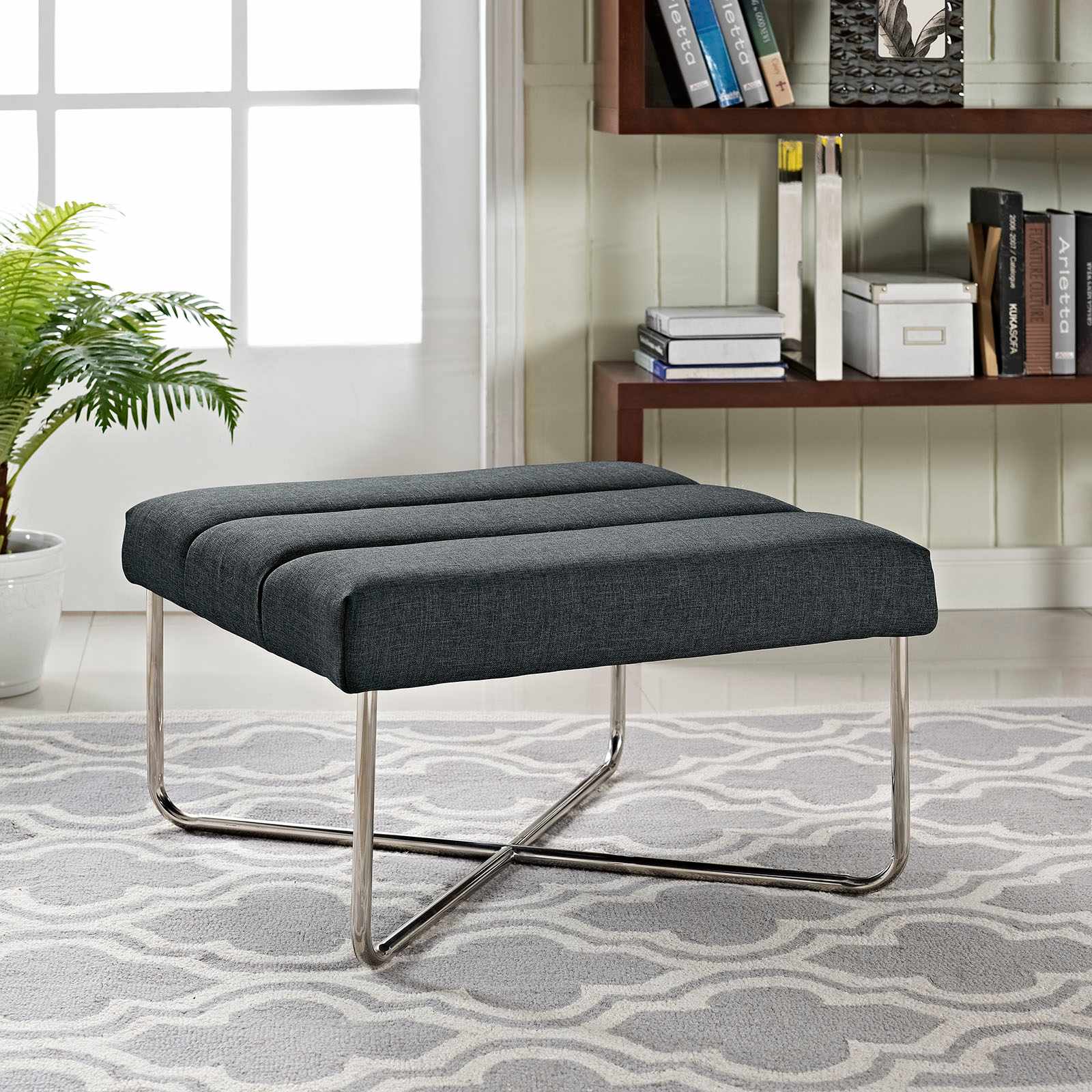 Modway EEI-2083-GRY Indoor-Ottomans - View #2