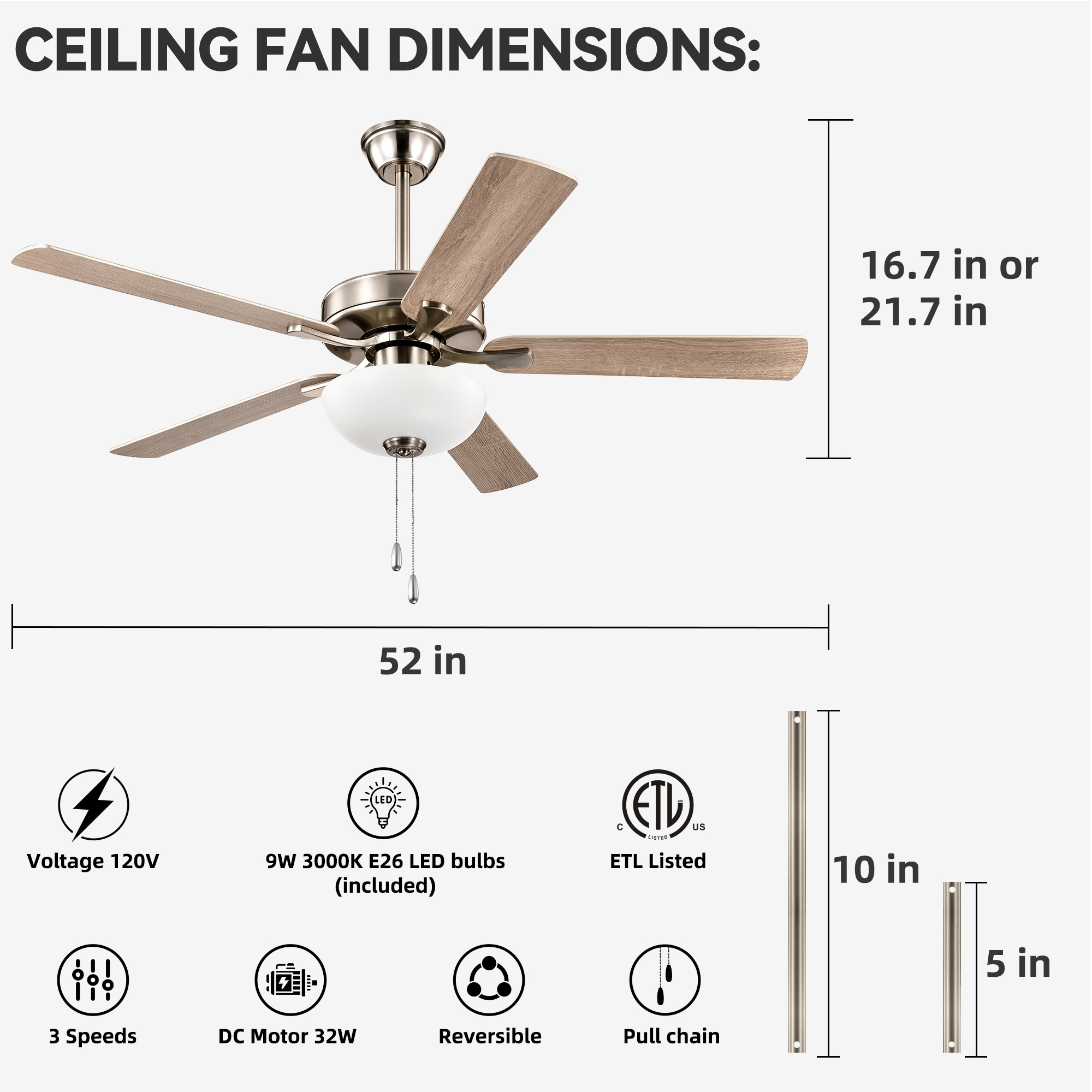Edvivi FFG7301BN Ceiling-Fans - View #5