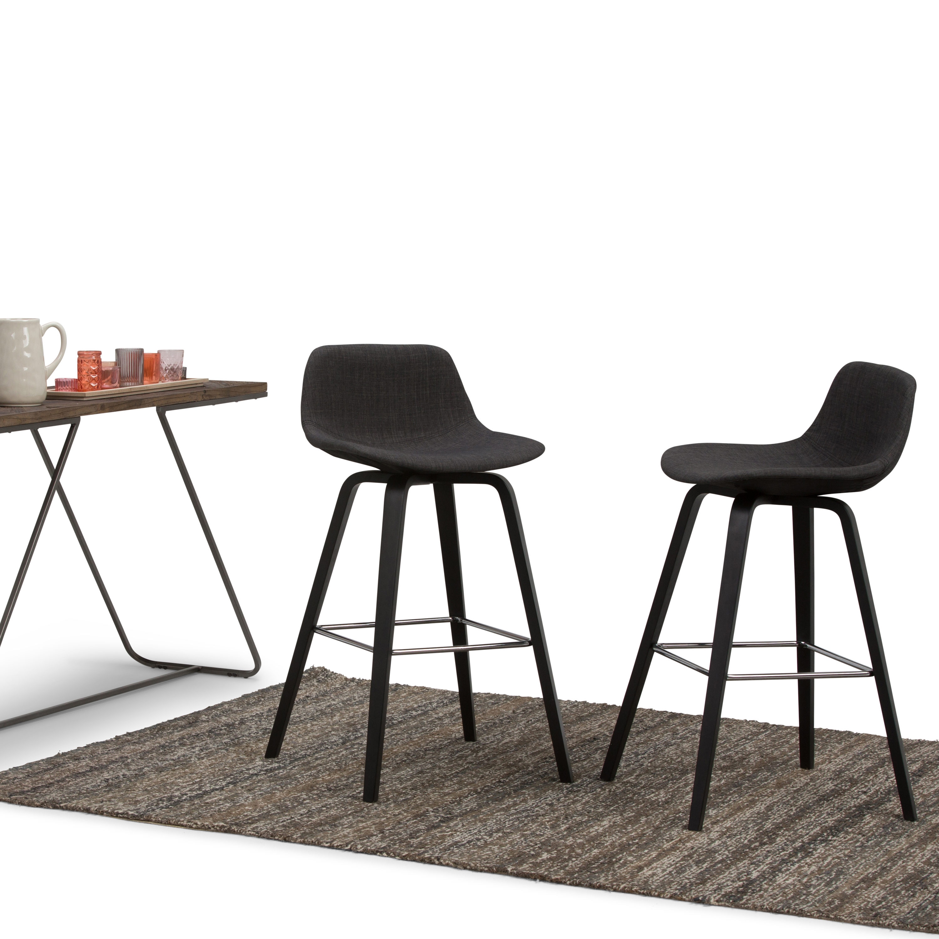 Simpli Home AXCRAN30B-G stools - View #7