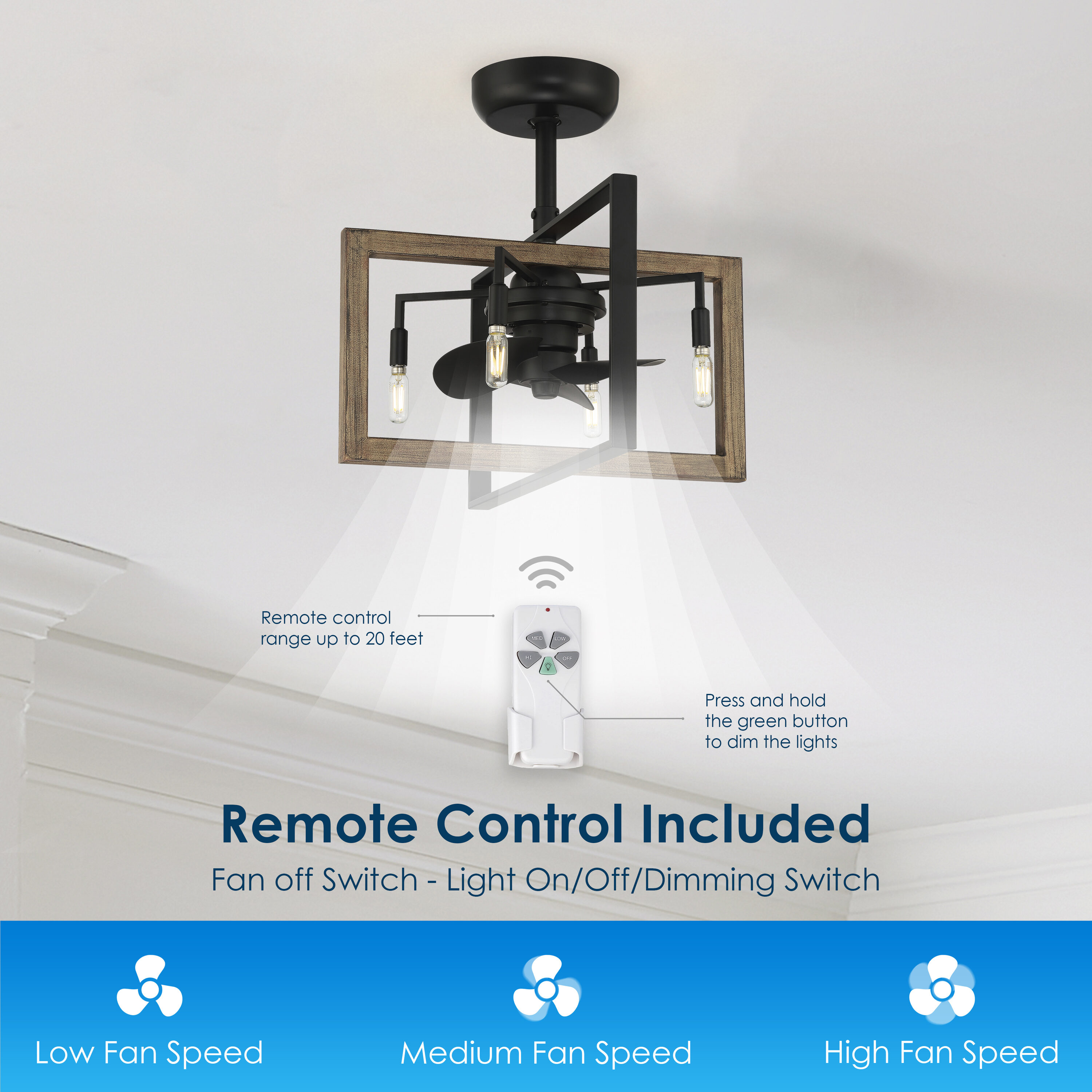 Arranmore Lighting & Fans AR-2015MB Ceiling-Fans - View #3