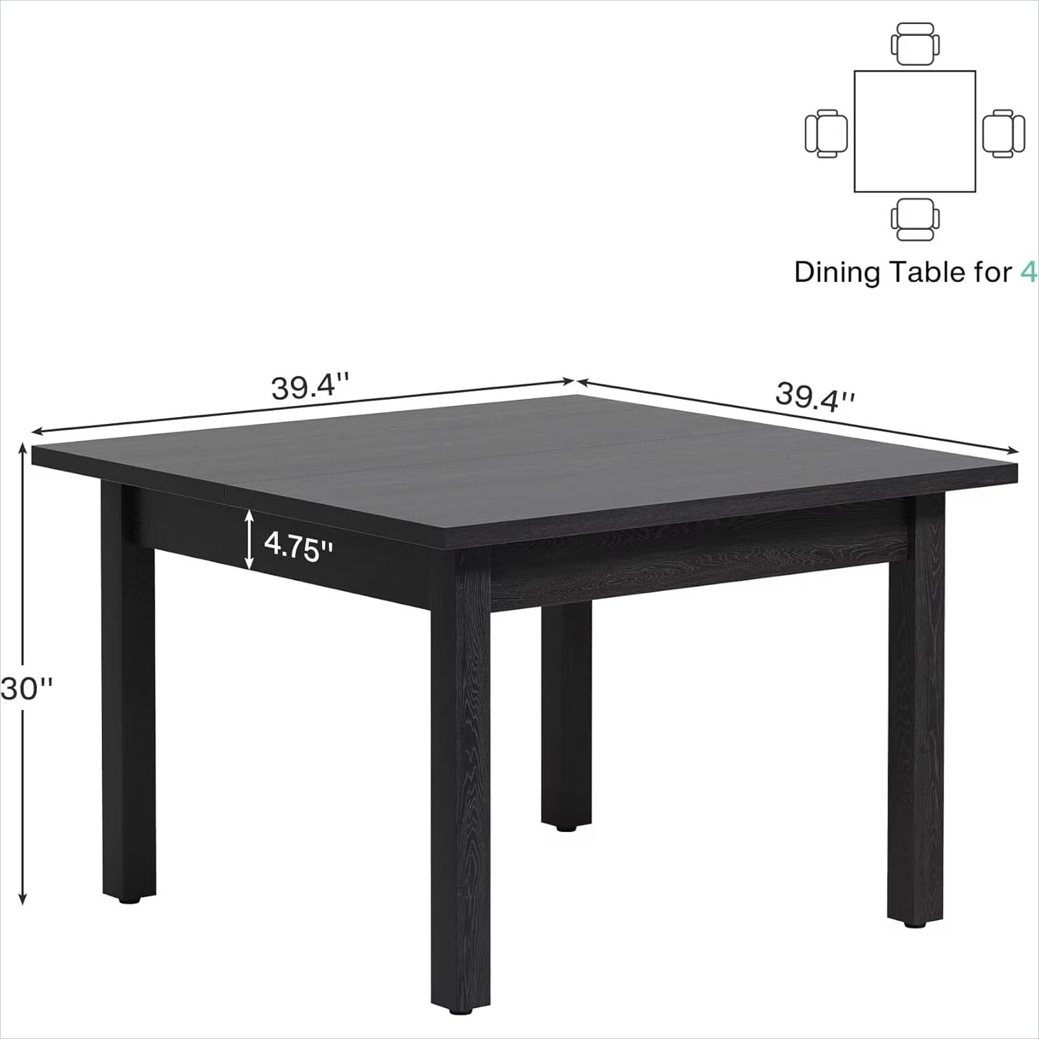 Watnature R9OOBE43QWUR Dining-Tables - View #3