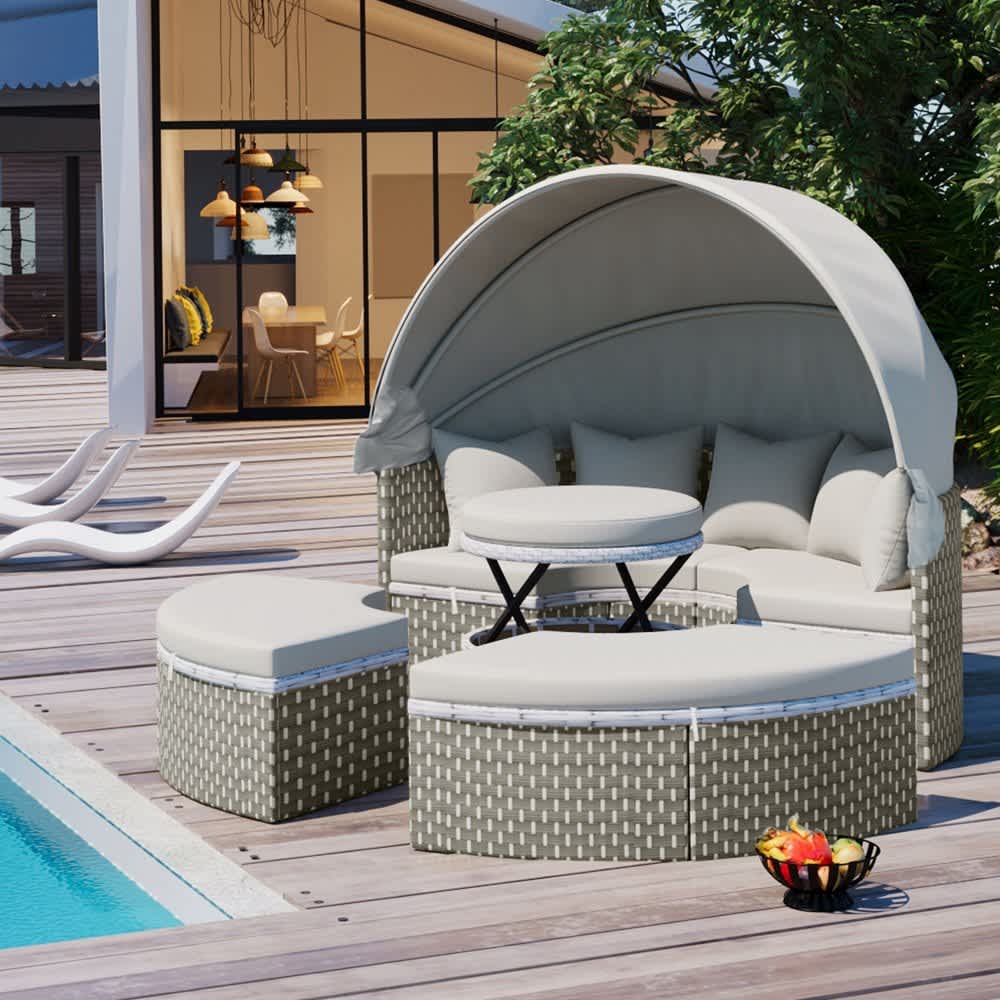 Coolbibila EGON-SECTIONAL-GREY Patio-Sofas-Daybeds - View #2