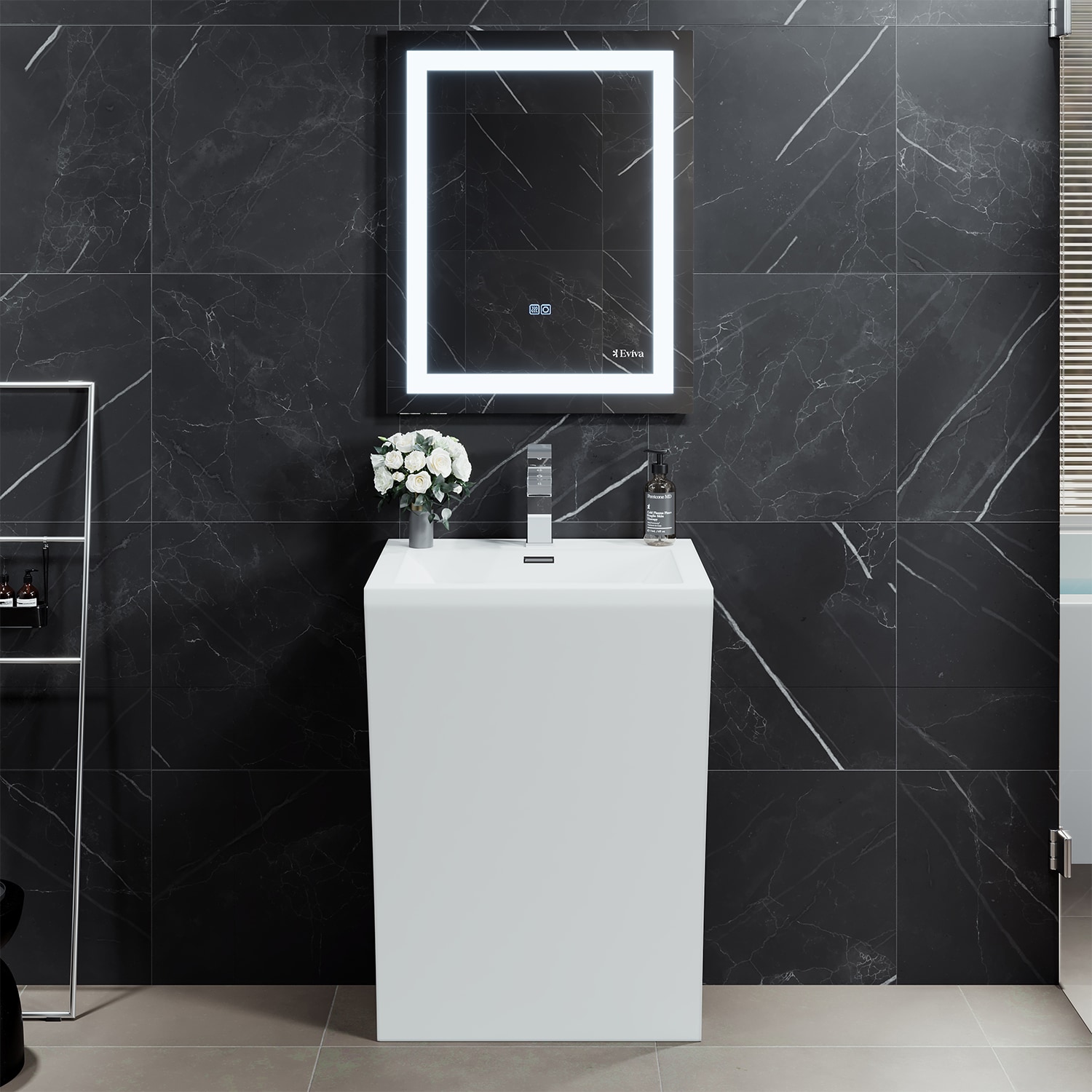 Eviva EVMR34-24X30-LED Framed-Bath-Mirrors - View #4