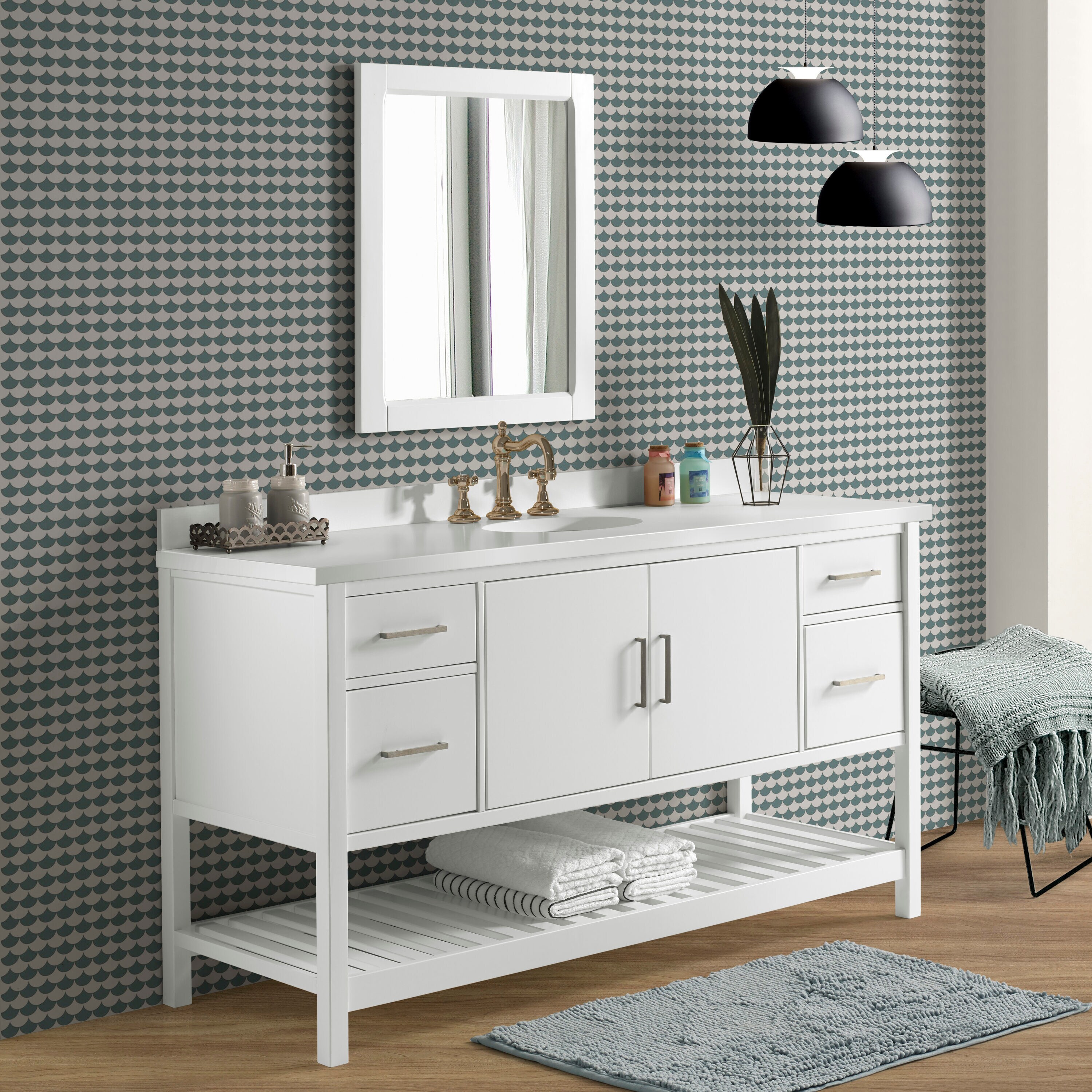 Alaterre Furniture AVAN60WHCC vanities - View #7
