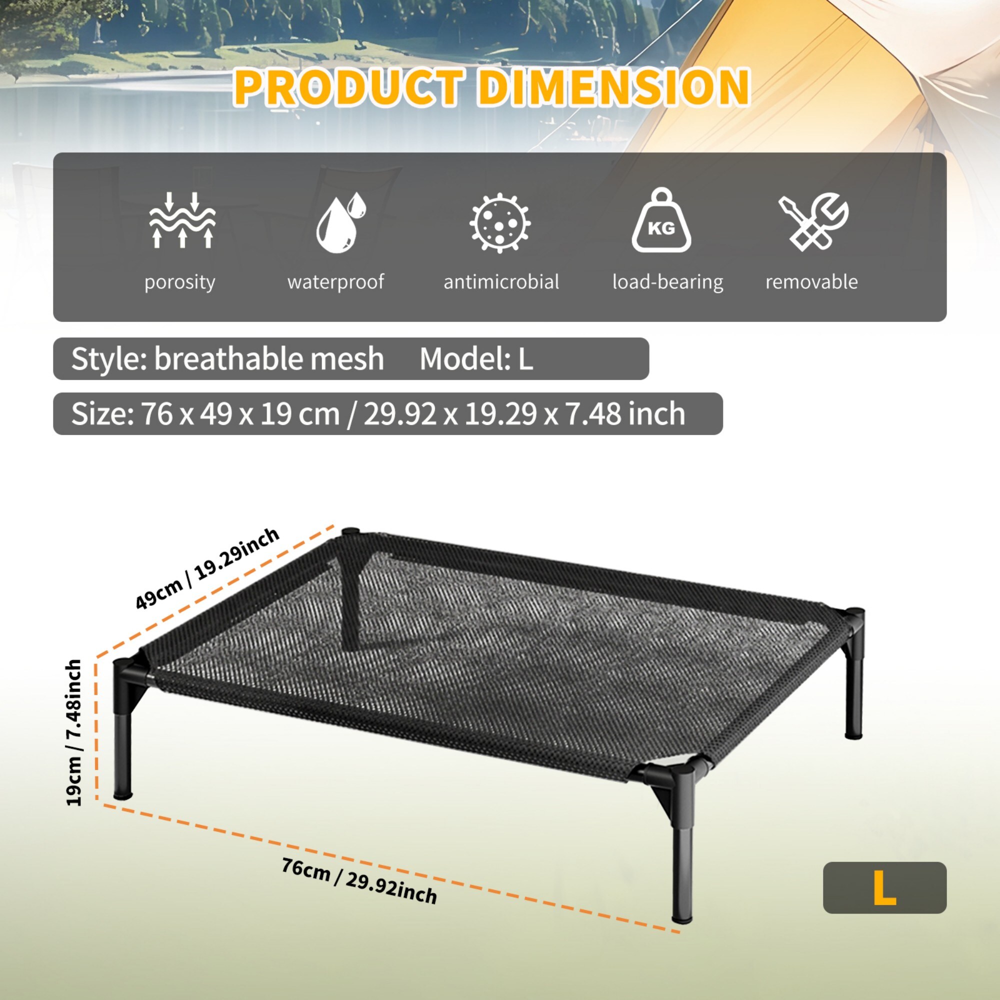 Wudkey L4-DY2B6H Pet-Beds - View #3