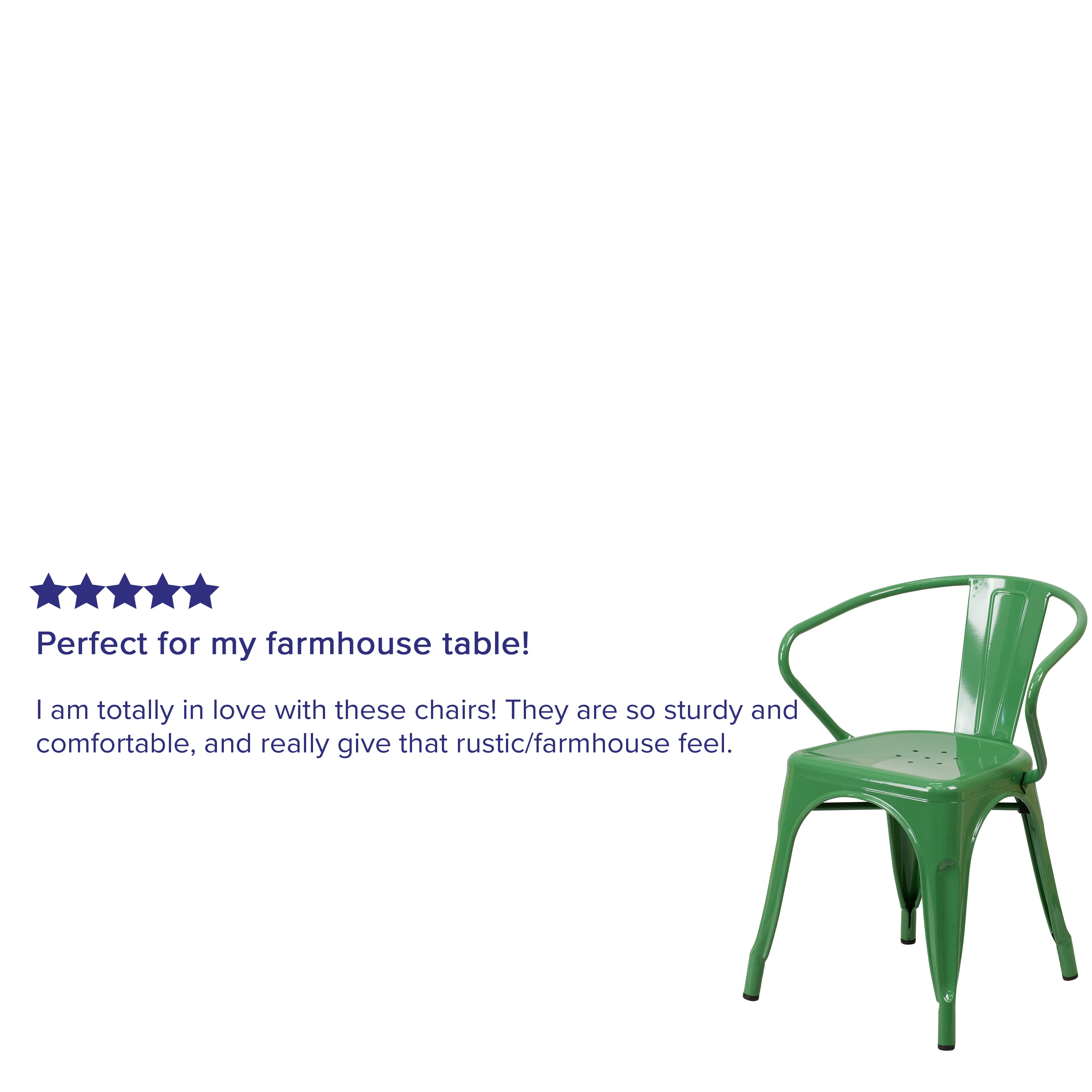 Vibrant Green Steel Indoor-Outdoor Armchair with Vertical Slat Back