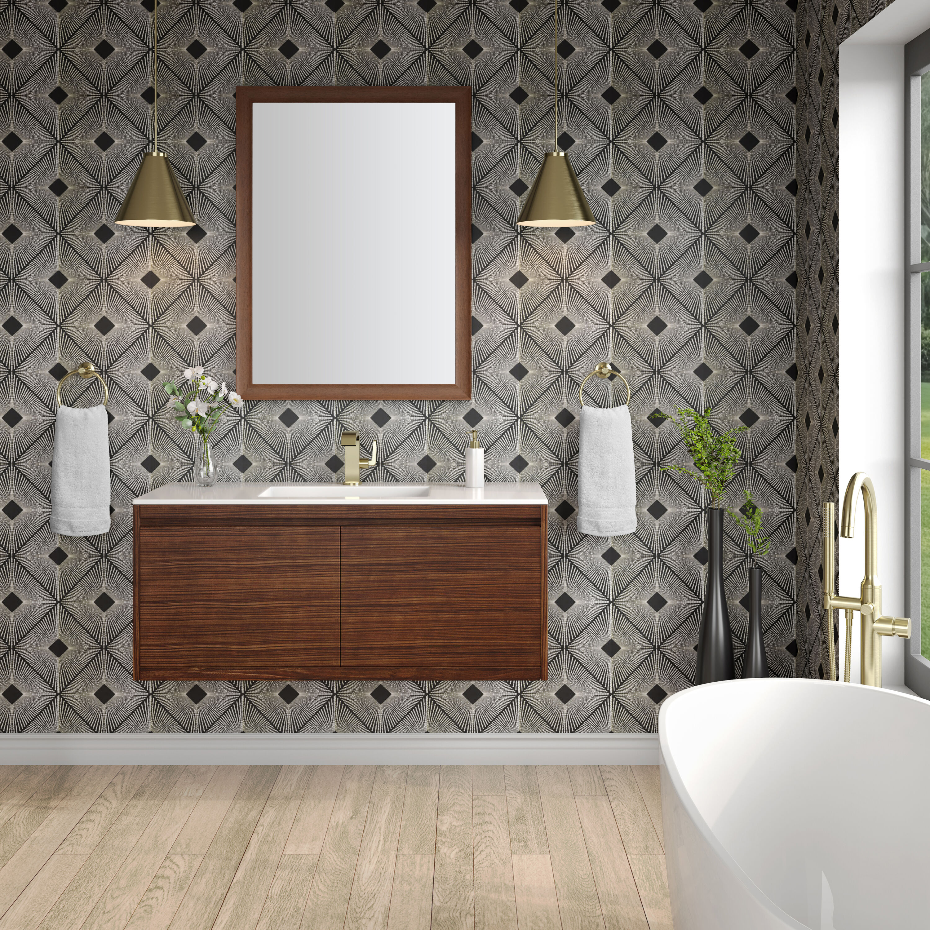 James Martin Vanities 805-V47.3-W-CB-GW Bath-Vanity-Combo - View #3