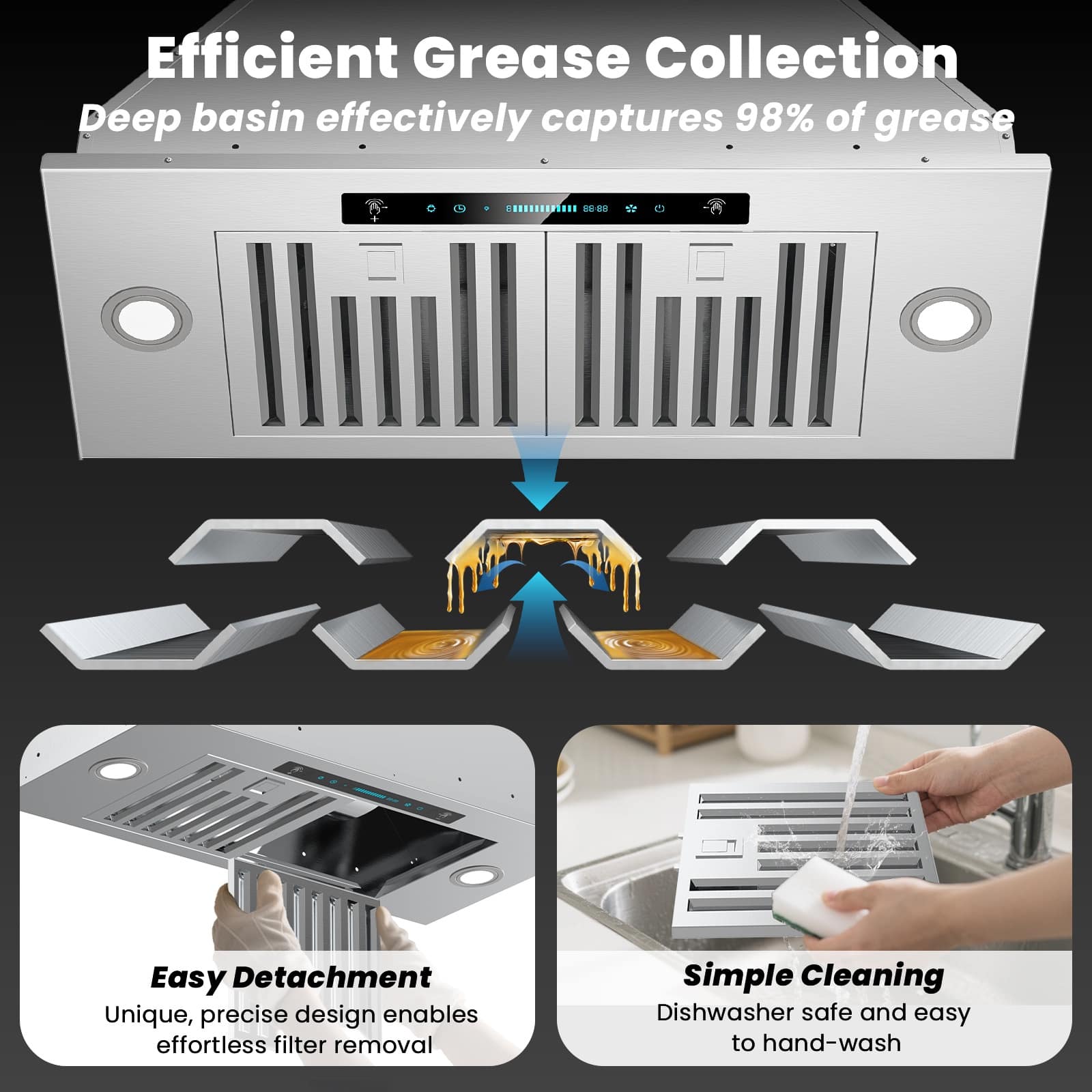 DIVAN DHB01-30-GC Undercabinet-Range-Hoods - View #8