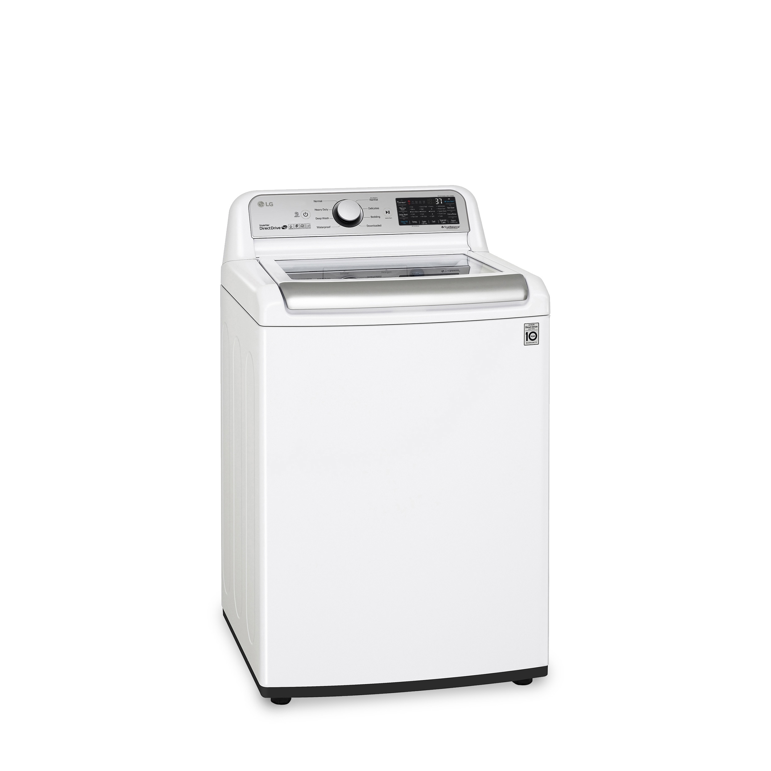 lg 4.8 cu ft white top load washer wt7305cw