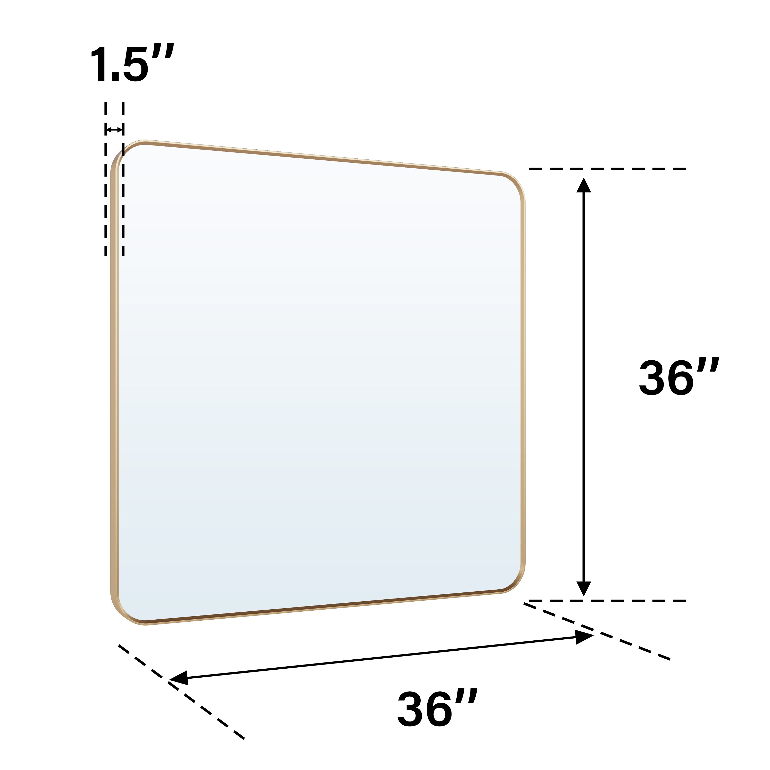 Forclover QNM-M0130L Framed-Bath-Mirrors - View #7