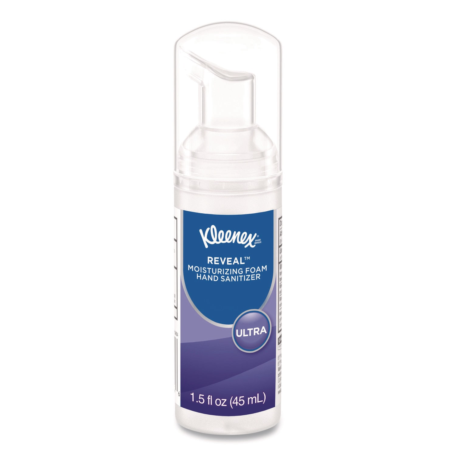 Kleenex Ultra Moisturizing Foam Hand Sanitizer 1.5 Oz Pump Bottle Unscented