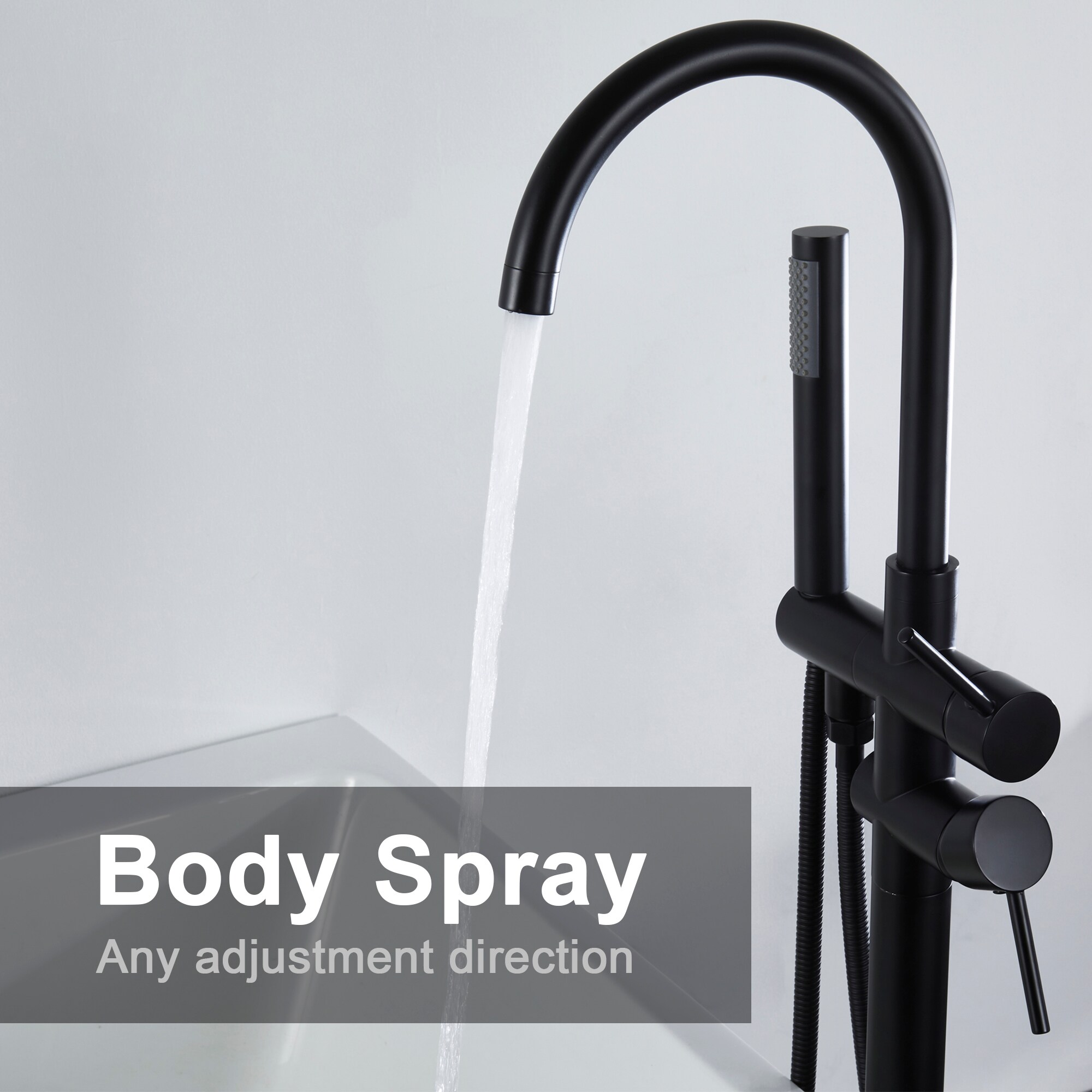 Clihome TC-102BB-BF Roman-Tub-Faucets - View #9