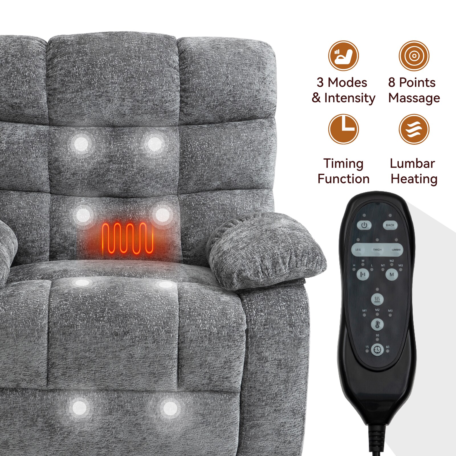 Mondawe OR-W03AP-OF recliners - View #6
