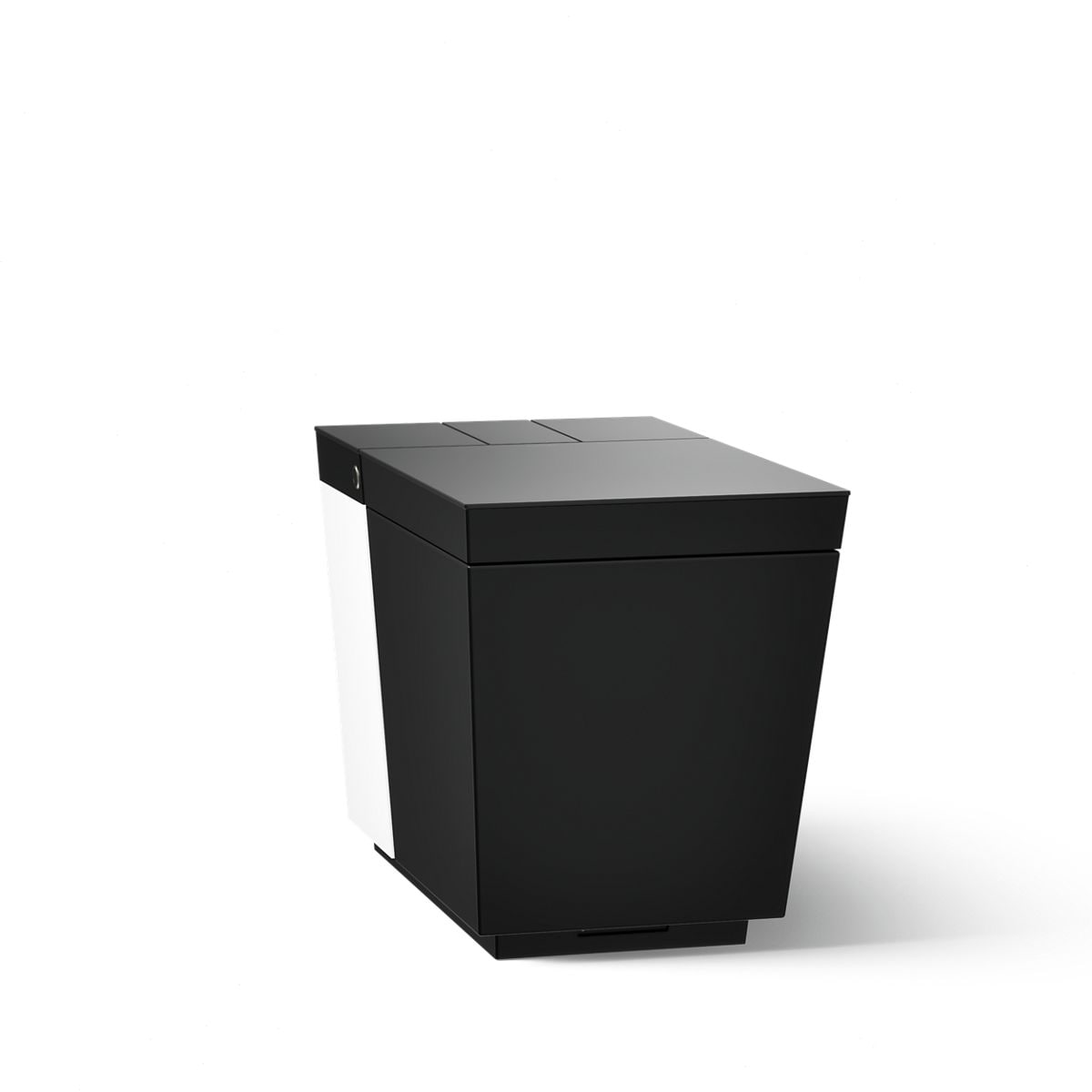 KOHLER 30754-PA-HB1 Numi 2.0 Honed Black Dual Flush Elongated Chair Height Soft Close 1-piece Bidet 12-in Rough-In WaterSense Labeled 1.0 GPF