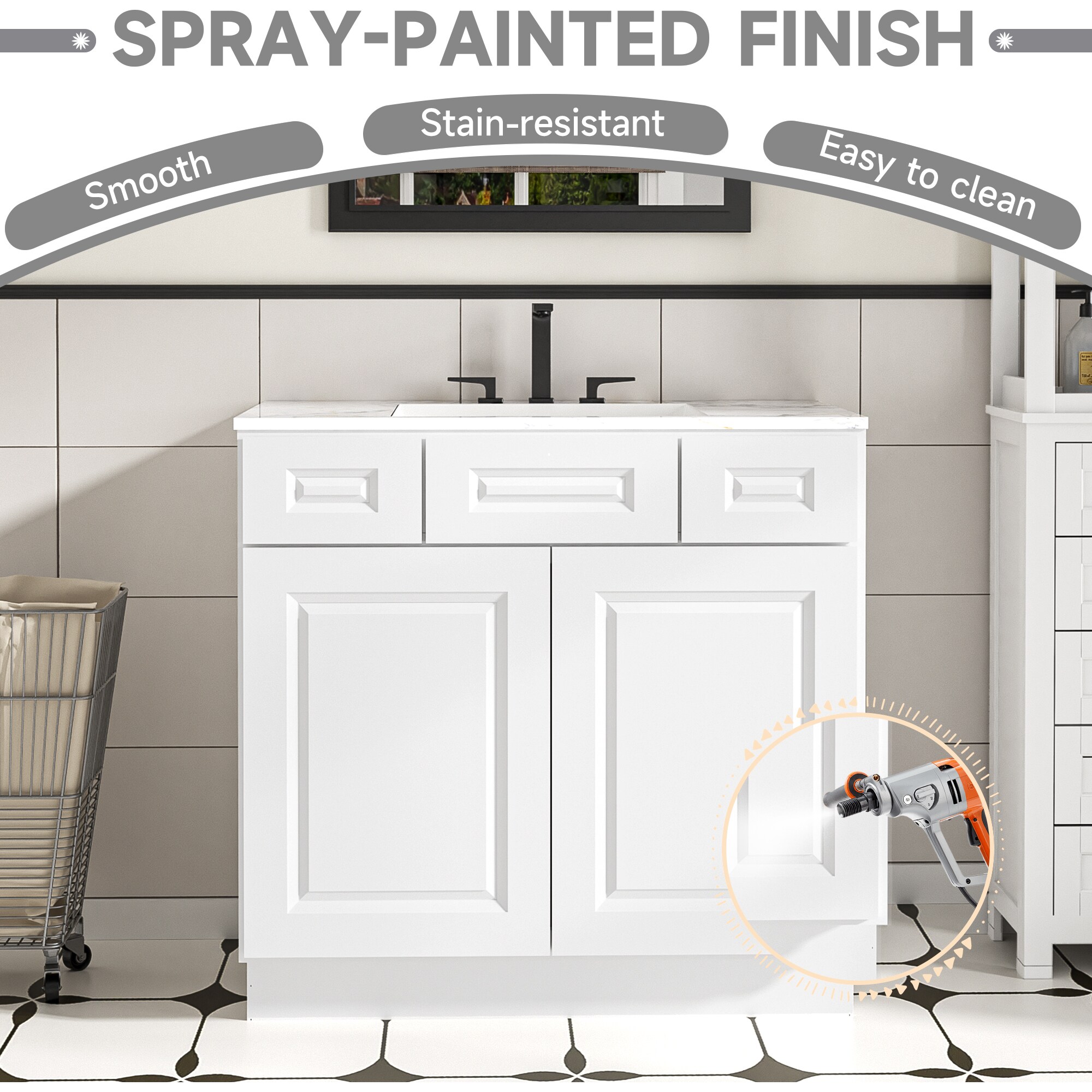 LOVMOR SF-Y-VSD-CG-27 vanities - View #4