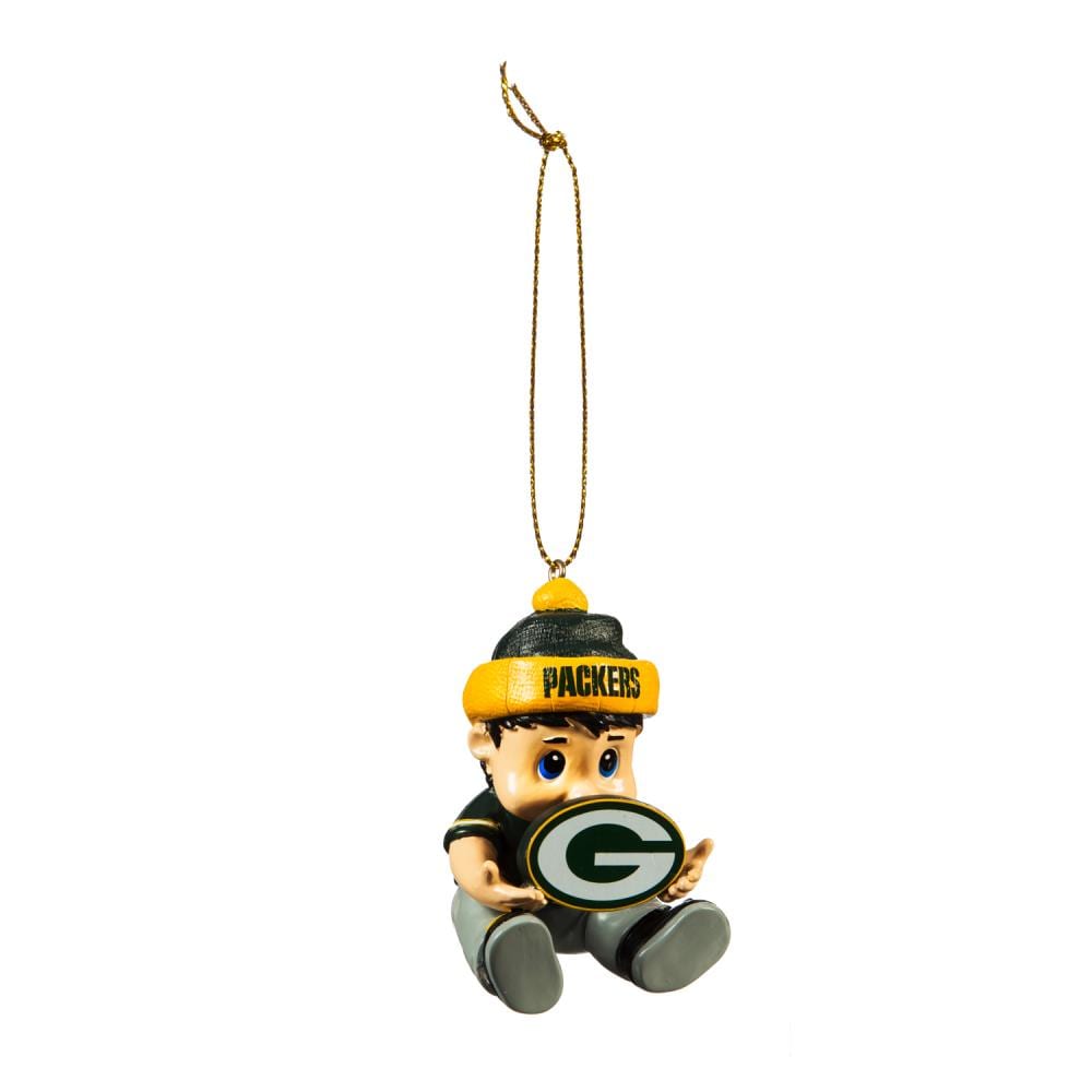 logobrands 7 ft. Green Bay Packers Santa Inflatable 620290 - The