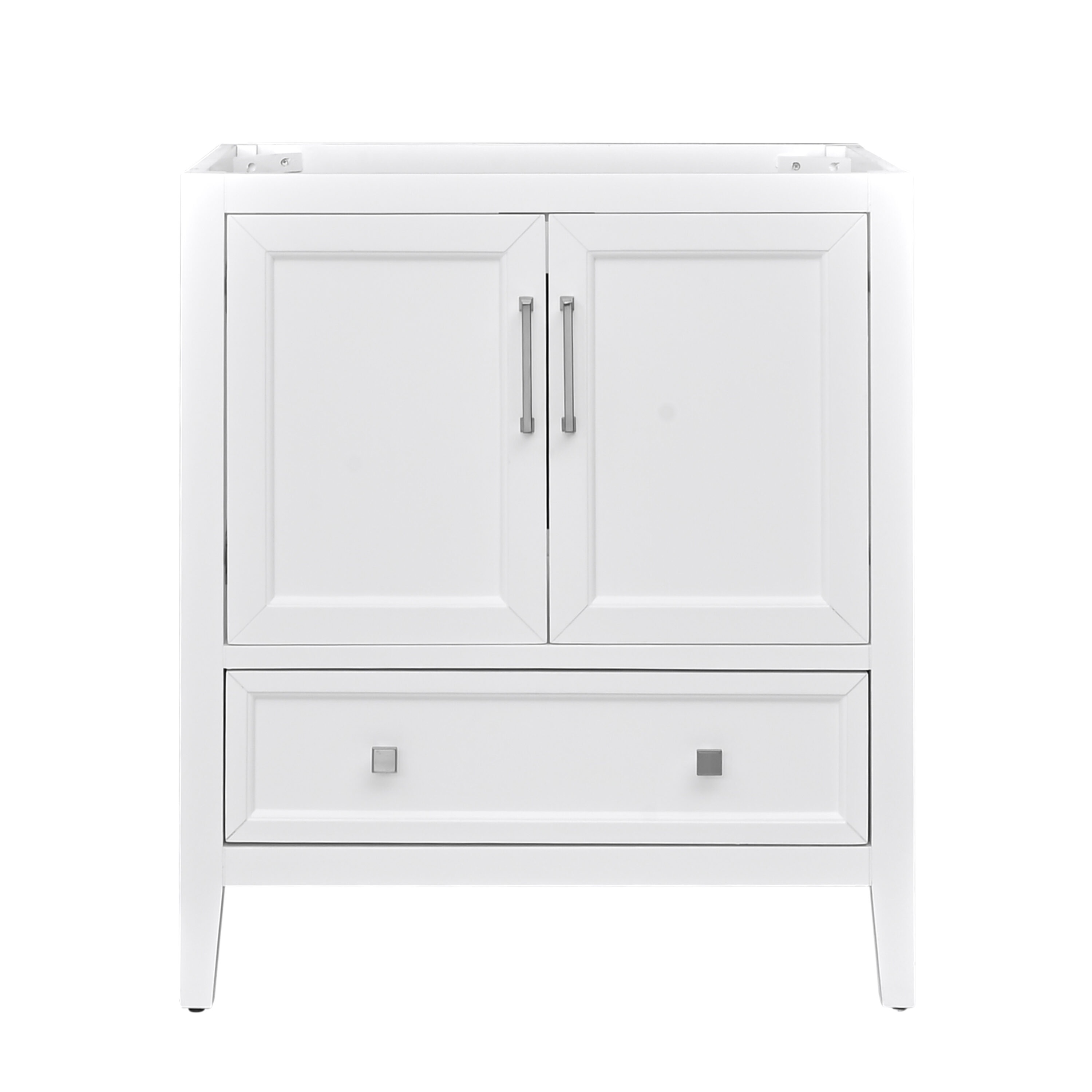 Avanity EVERETTE-V30-WT Everette 30-Inches White Bathroom Vanity Base Cabinet without Top