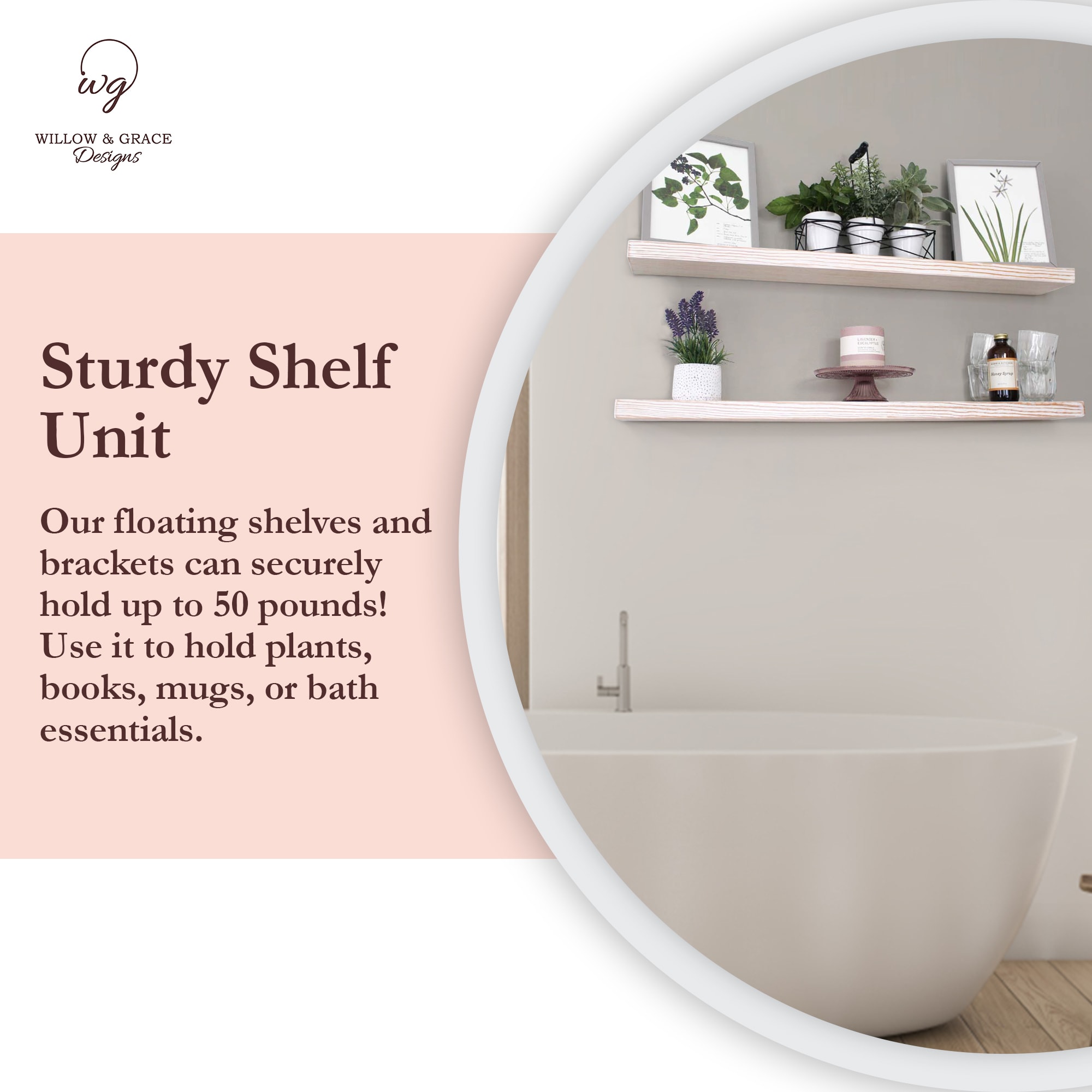 Willow & Grace 265472 Wall-Mounted-Shelving - View #10