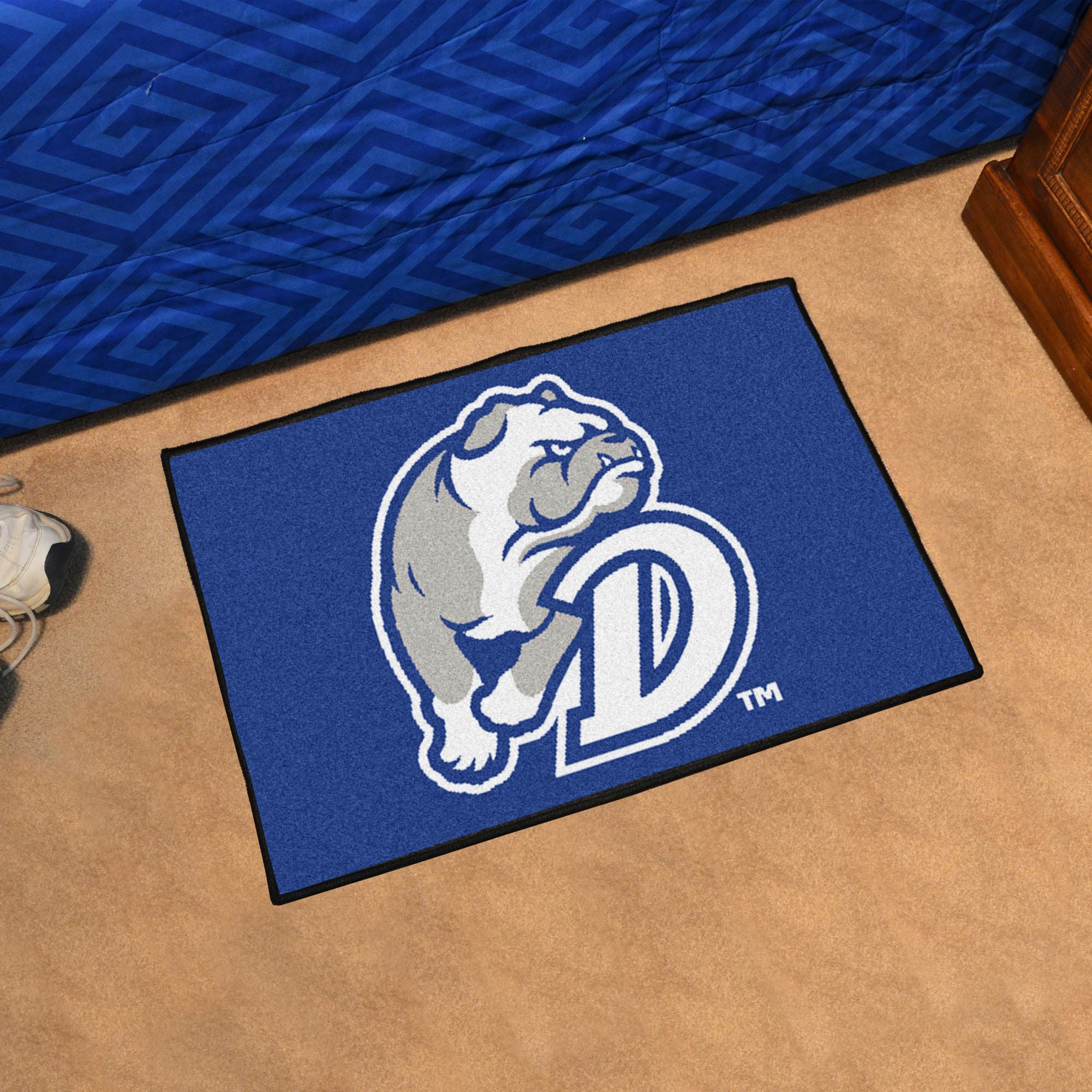 FANMATS 4052 Drake University 2 X 3 (ft) Multicolor Indoor Solid Machine Washable Throw Rug