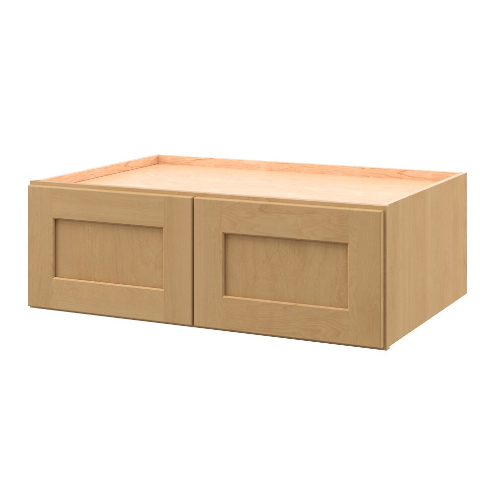 allen + roth 880IB Innsbrook 36-in W x 12.125-in H x 24-in D Rye Wall Fully assembled Cabinet (Flat Panel Shaker)