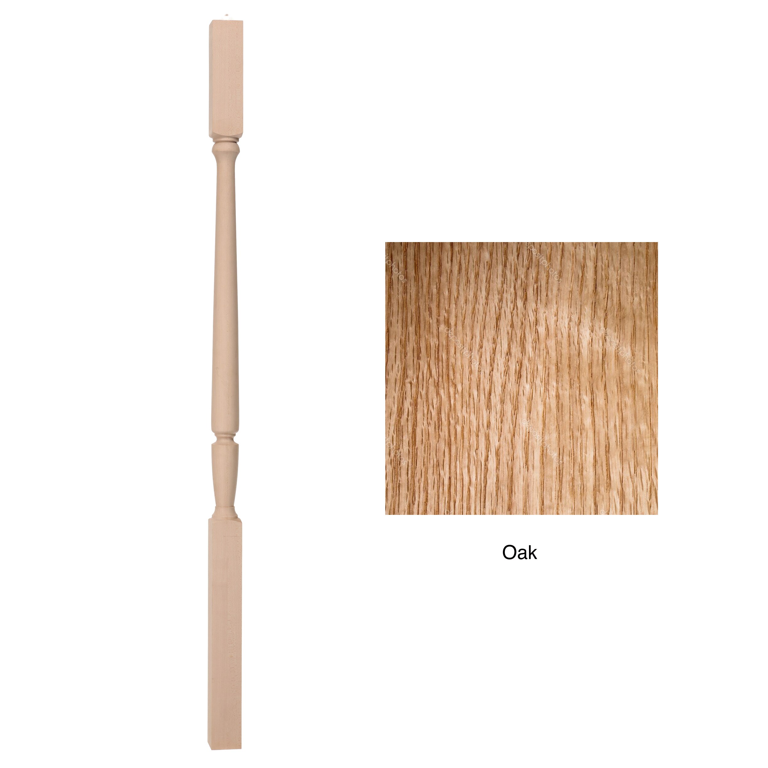 RELIABILT WG2005PL36OAK Interior-Stairpart-Balusters - View #2