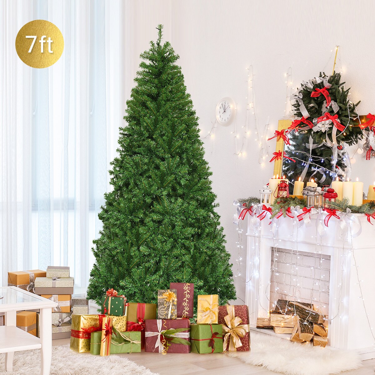 Costway CM20680 Artificial-Christmas-Trees - View #8