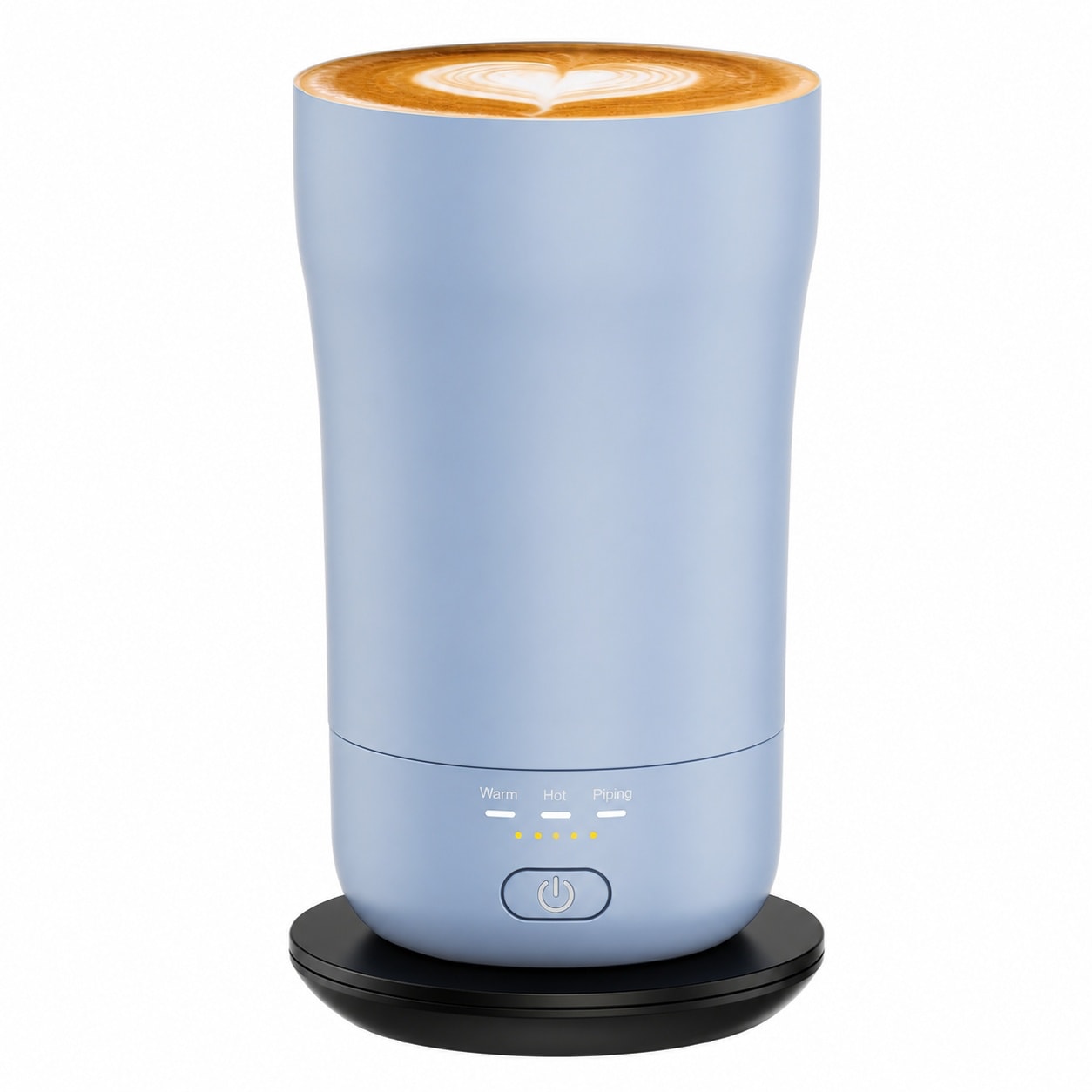 Etokfoks  14 oz Glacier Blue Stainless Steel Heated Coffee Mug Insulated Drinkware with 3 Temperature Settings 1 Piece