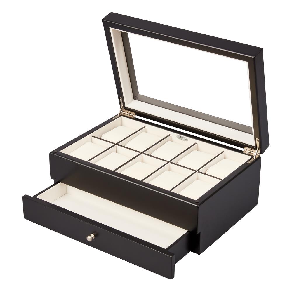 Mele & Co. Grant Wooden Watch Box in Java Finish at Lowes.com