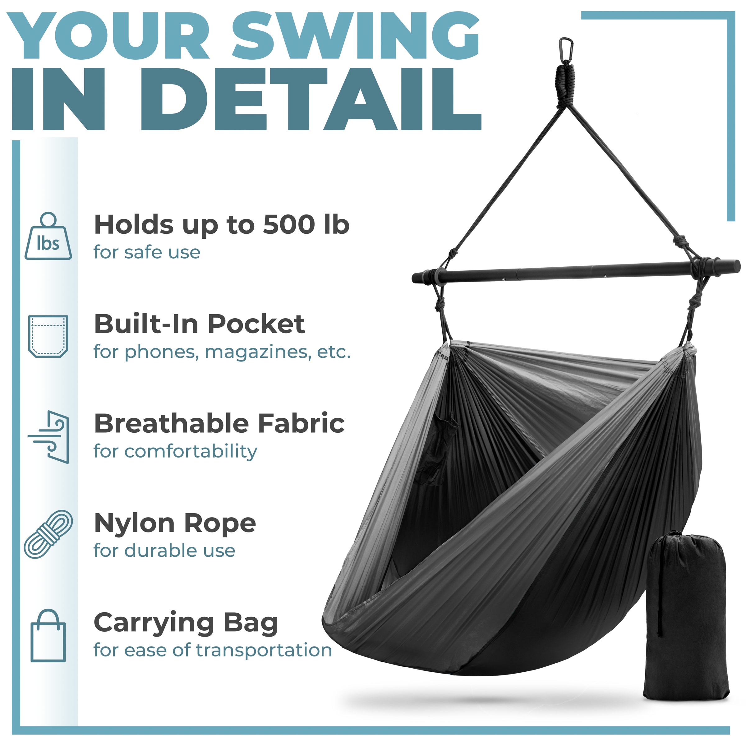 SORBUS 192405389986 Swing-Gliders - View #7