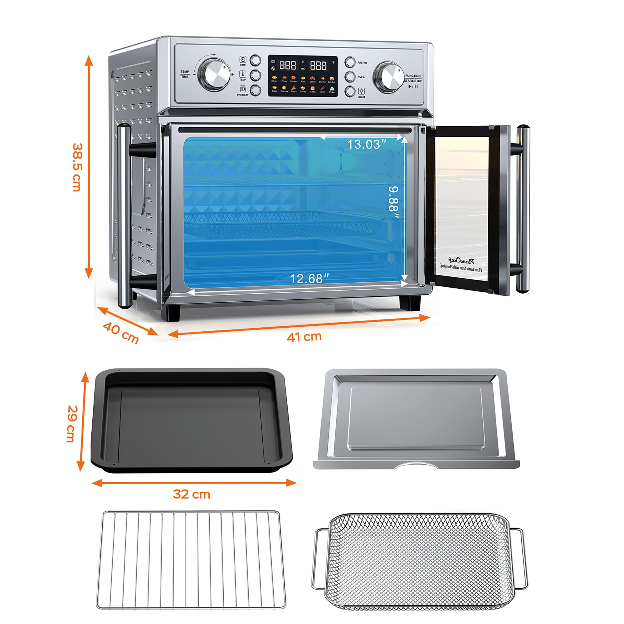 Elite Gourmet CLF-P401550 Countertop-Toaster-Ovens - View #19