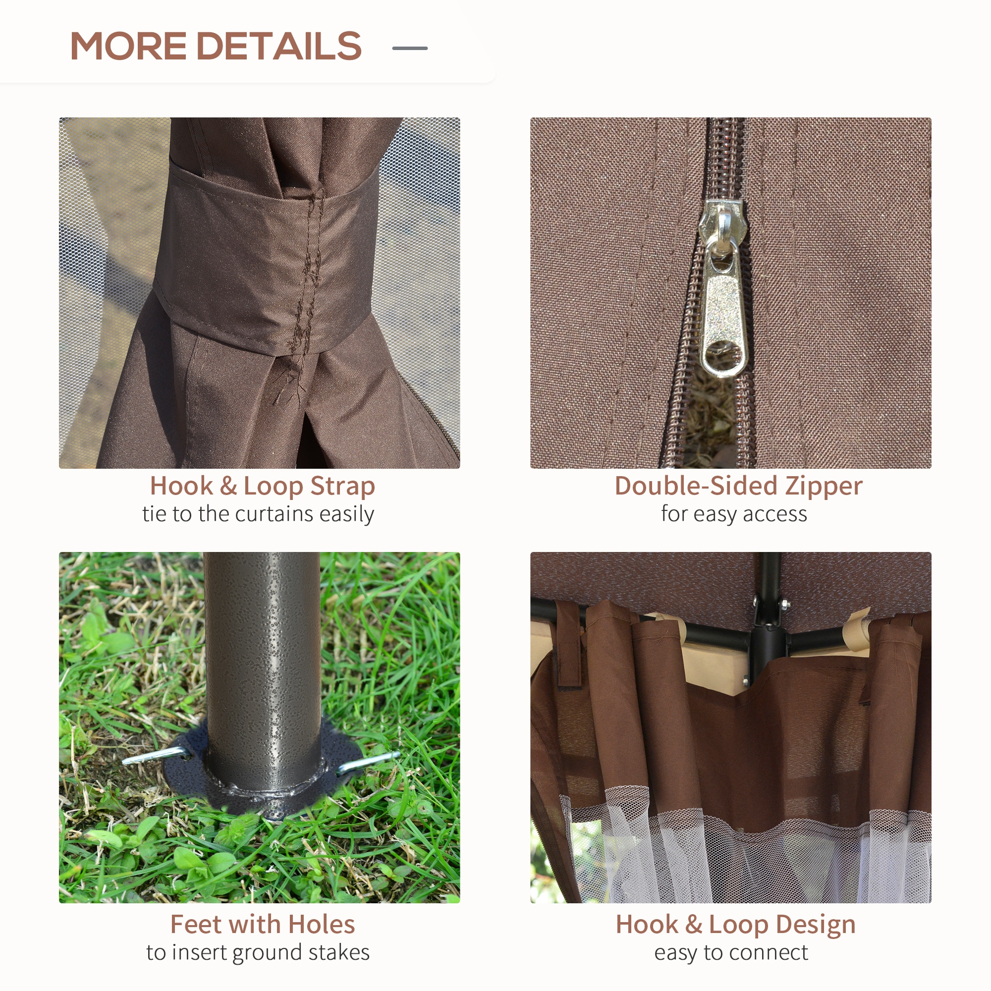 Siavonce XH74254 Wood-Resin-Gazebos - View #4