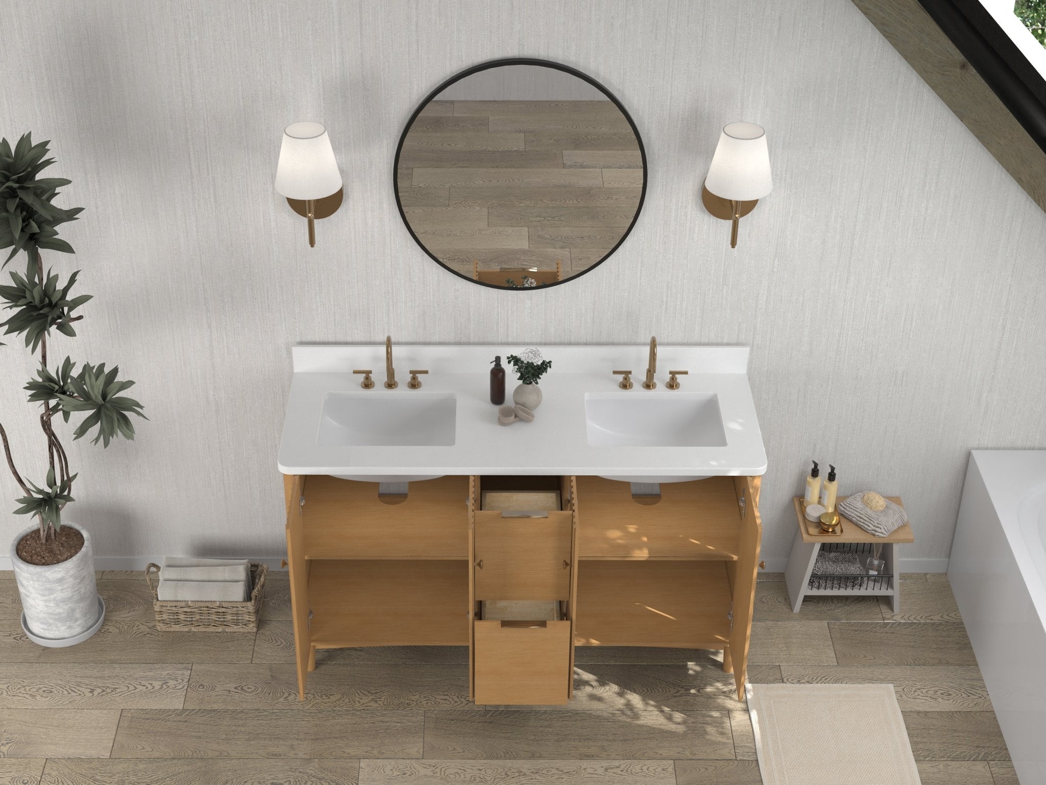 Tennant Brand GD-OE2260WD-60 Bath-Vanity-Combo - View #5