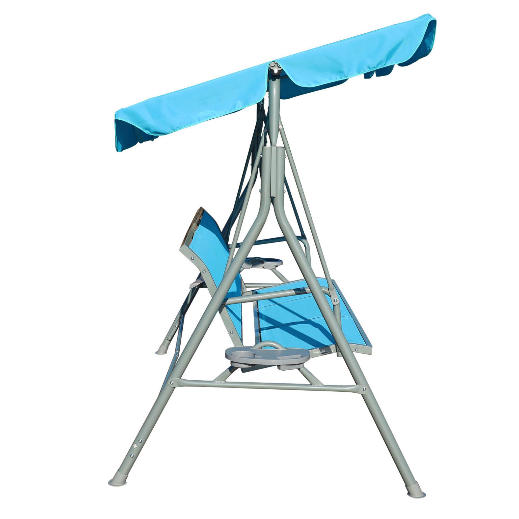 Siavonce HM-ZX-GSW011 Blue Porch Swing Canopy