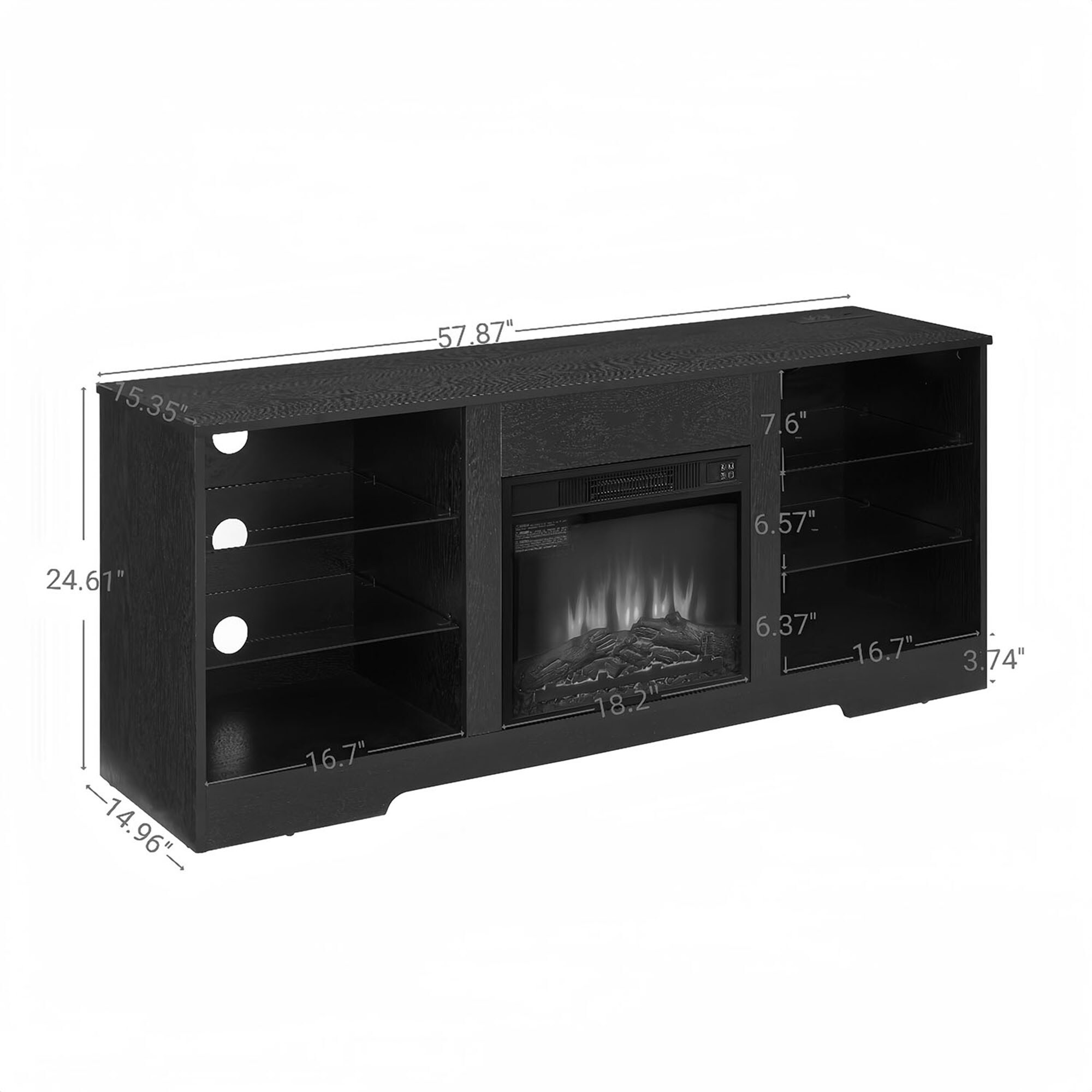 SINOFURN SYC500001WT Electric-Fireplaces - View #11