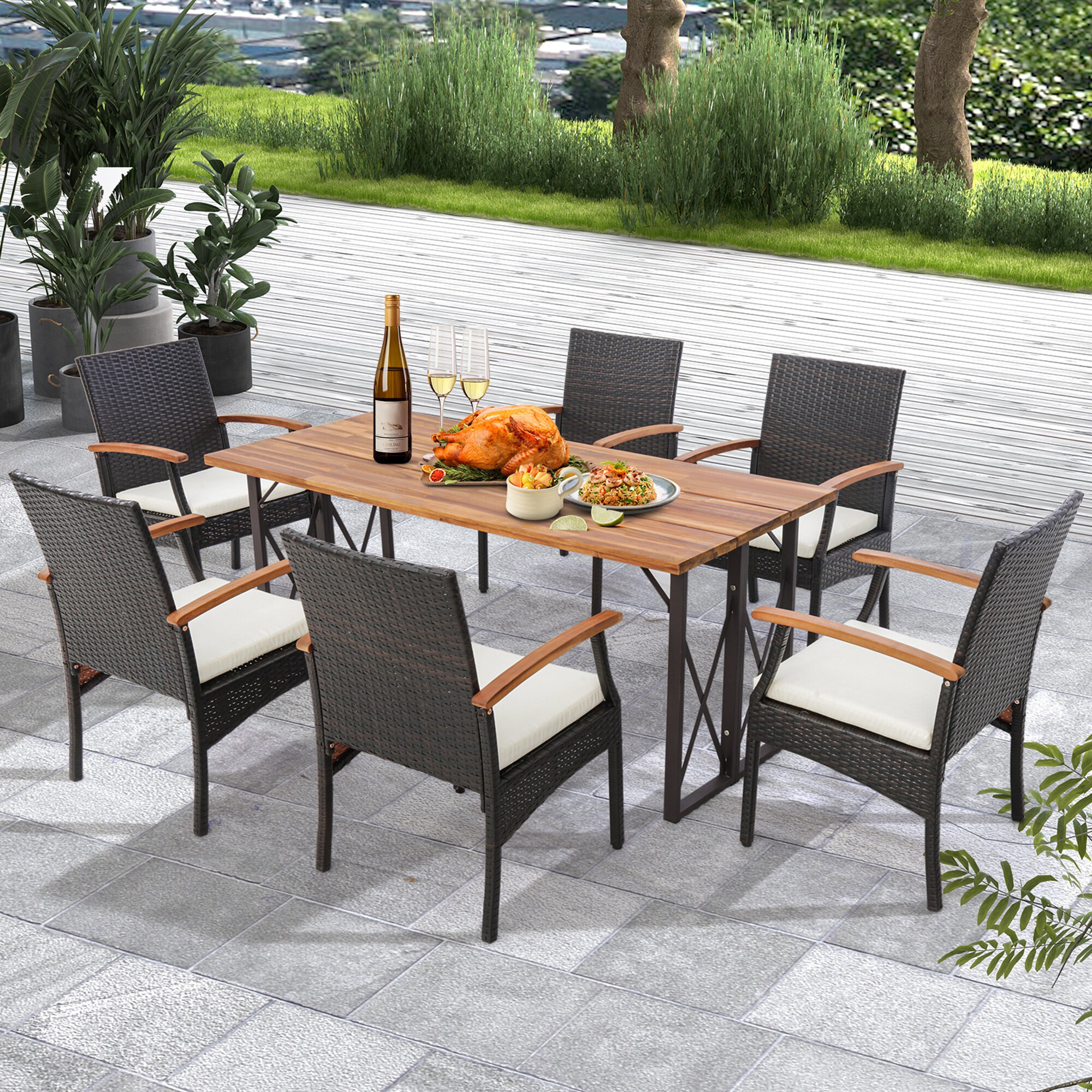 Costway HW70831-4 Patio-Chairs - View #6