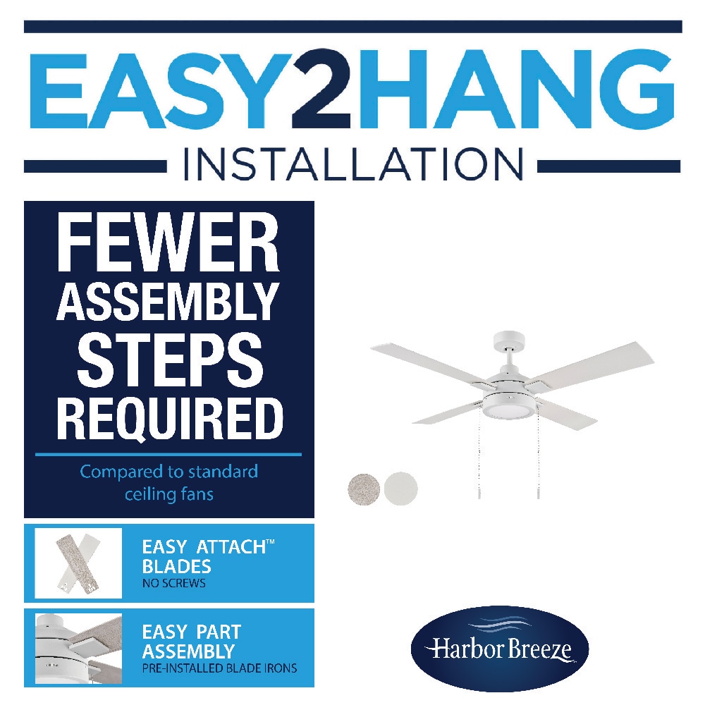 Harbor Breeze AR48-52MWH Ceiling-Fans - View #4