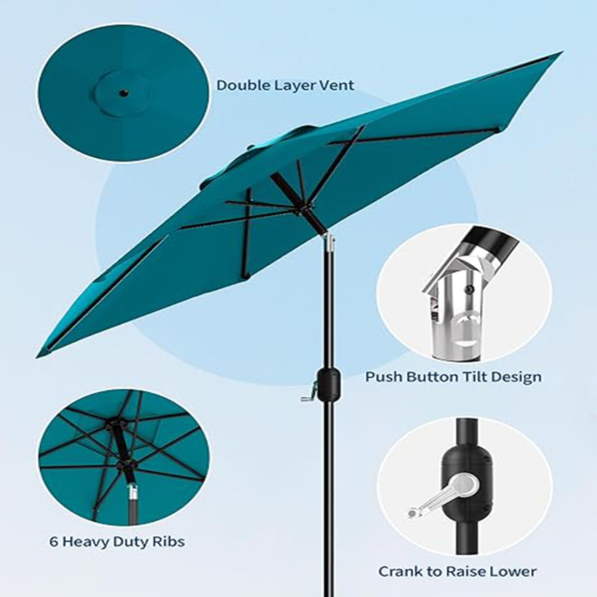 GarveeLife PIX6-52F5R128 Umbrellas-2 - View #2