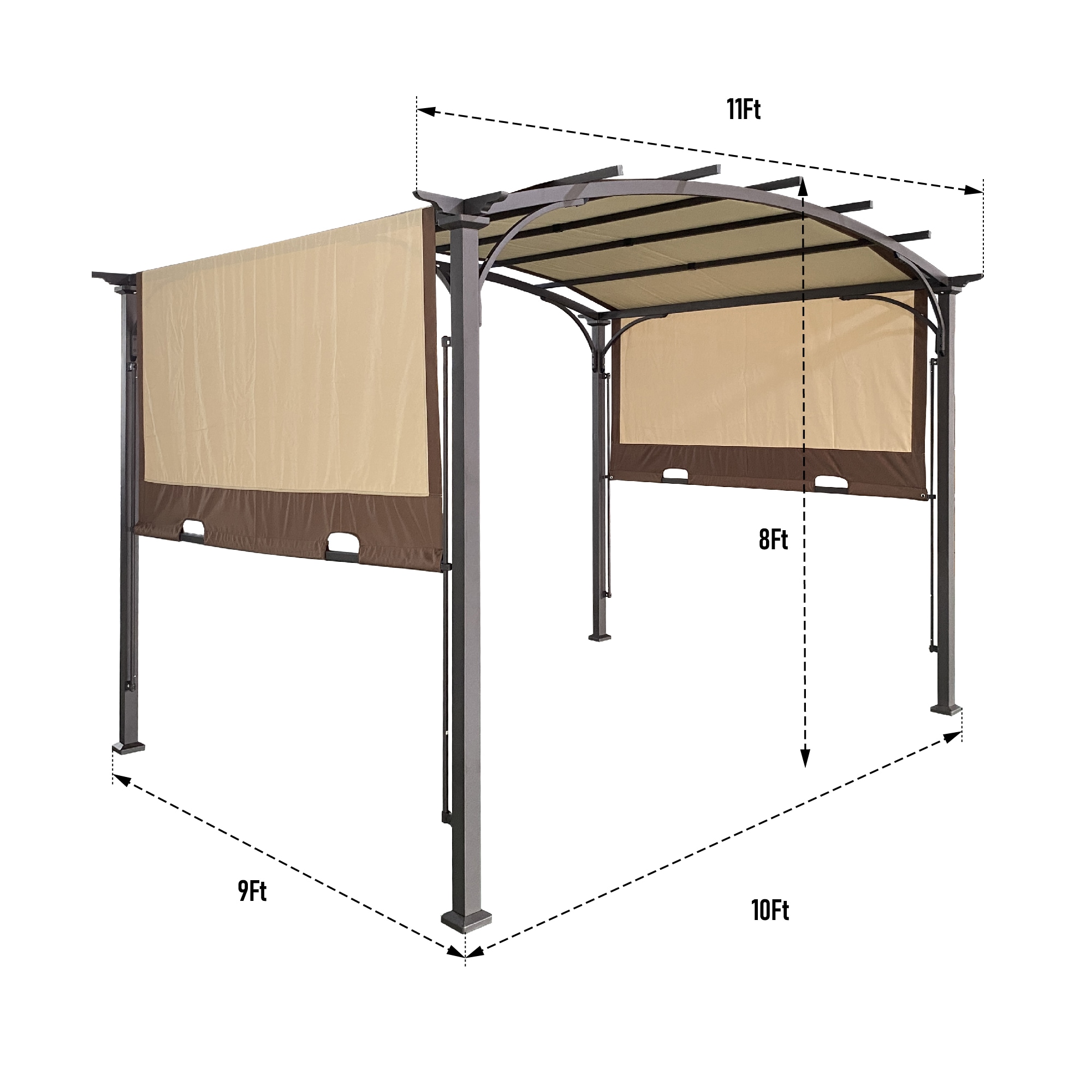 Bayfeve BFBU-1940-GZB Wood-Resin-Gazebos - View #4